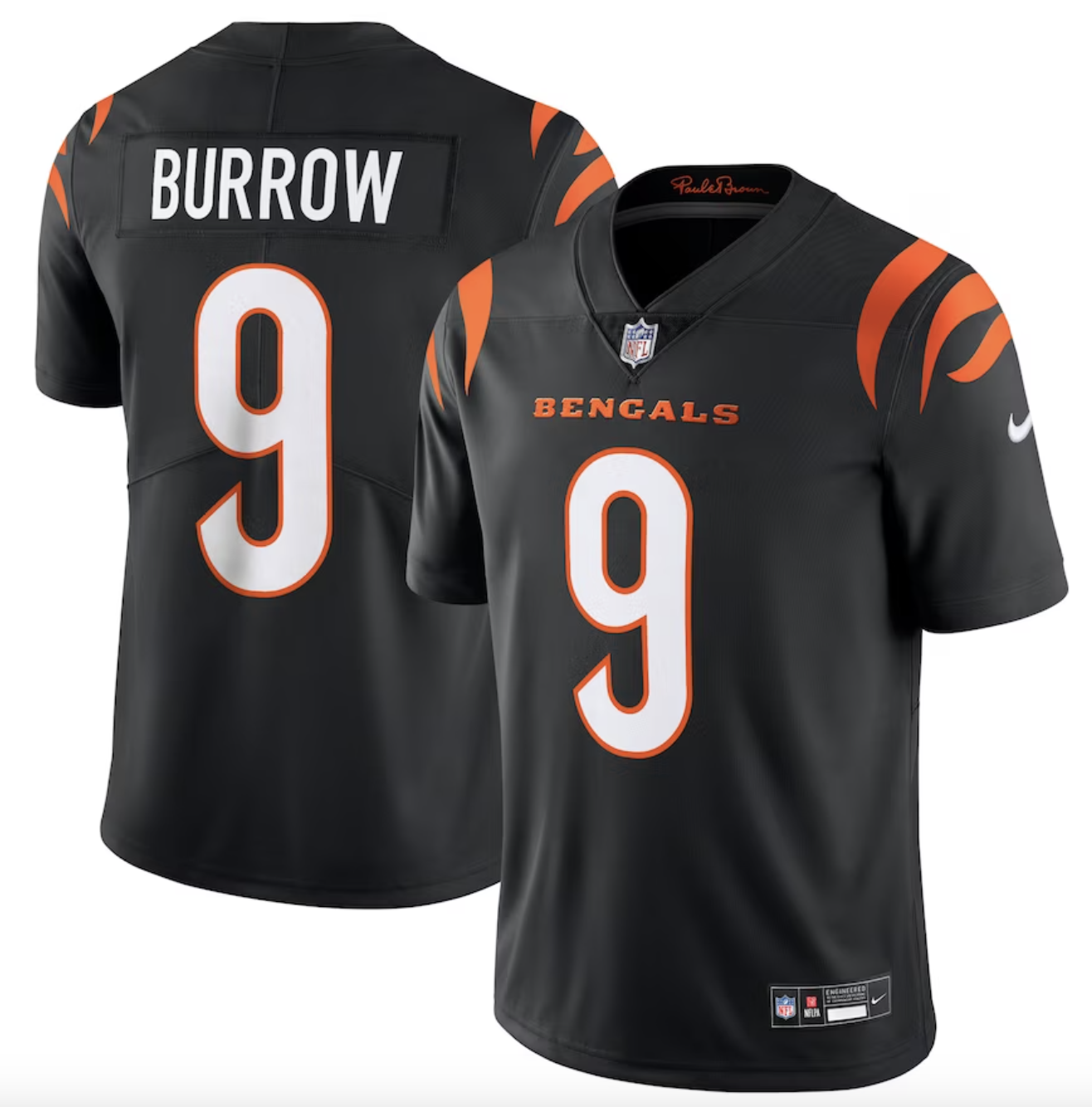 Joe Burrow Cincinnati Bengals Fanatics Authentic Autographed Nike White  Vapor Limited Jersey