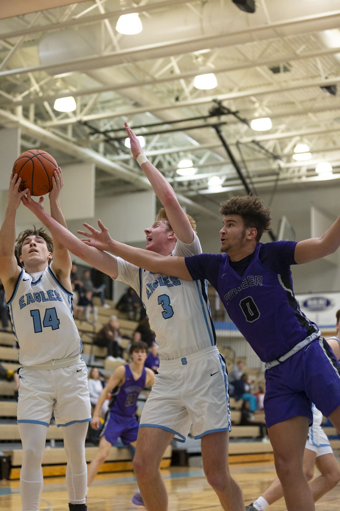 See photos as Skyline defeats Pioneer 4537 in a boys basketball game