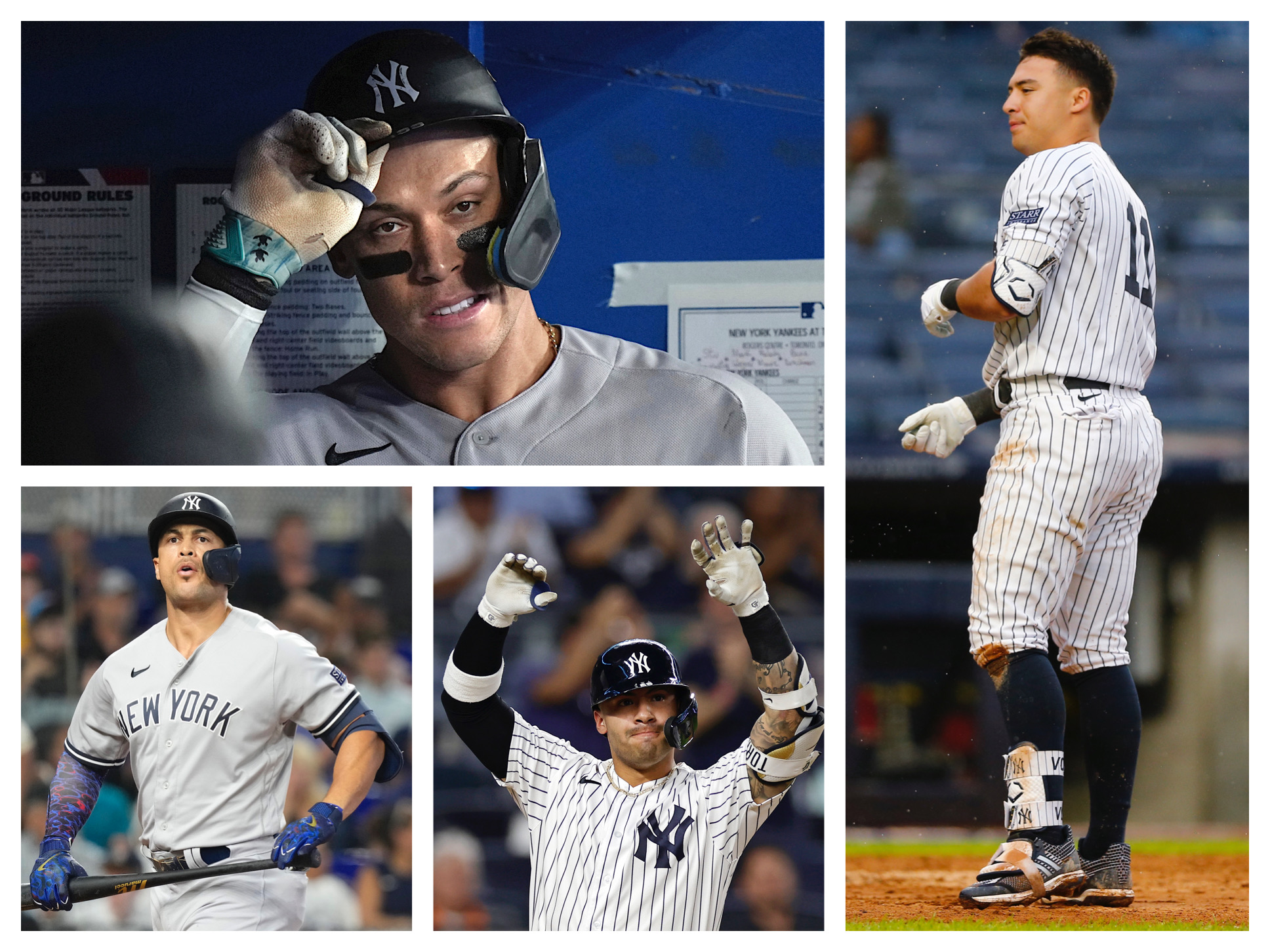 players before and after yankees