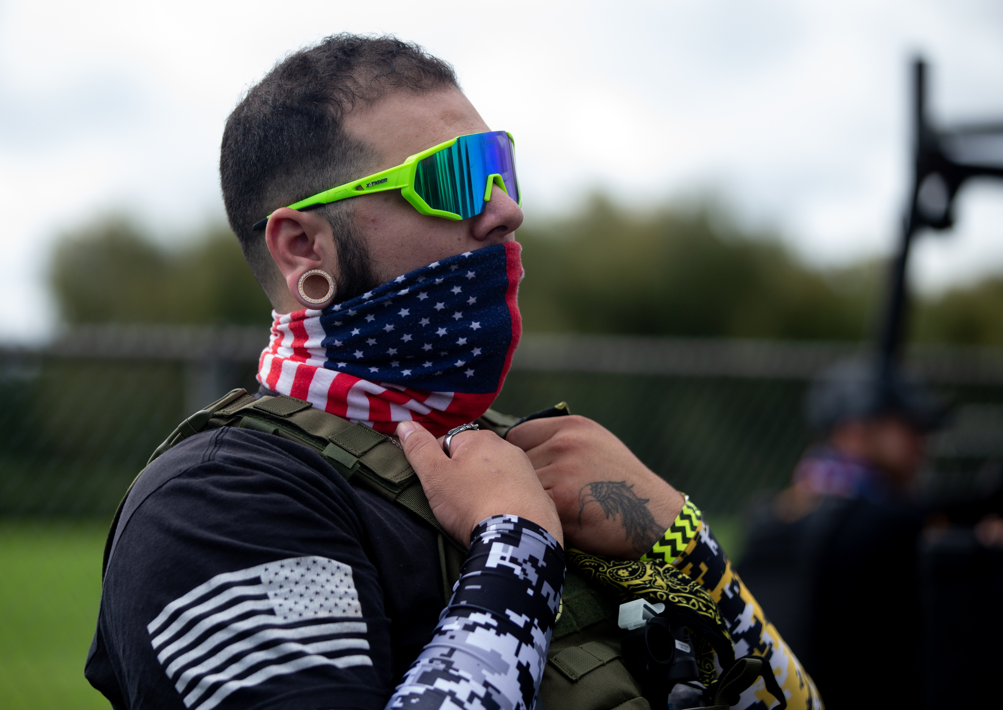 Proud Boys rally at Delta Park in Portland on Sept. 26, 2020 ...