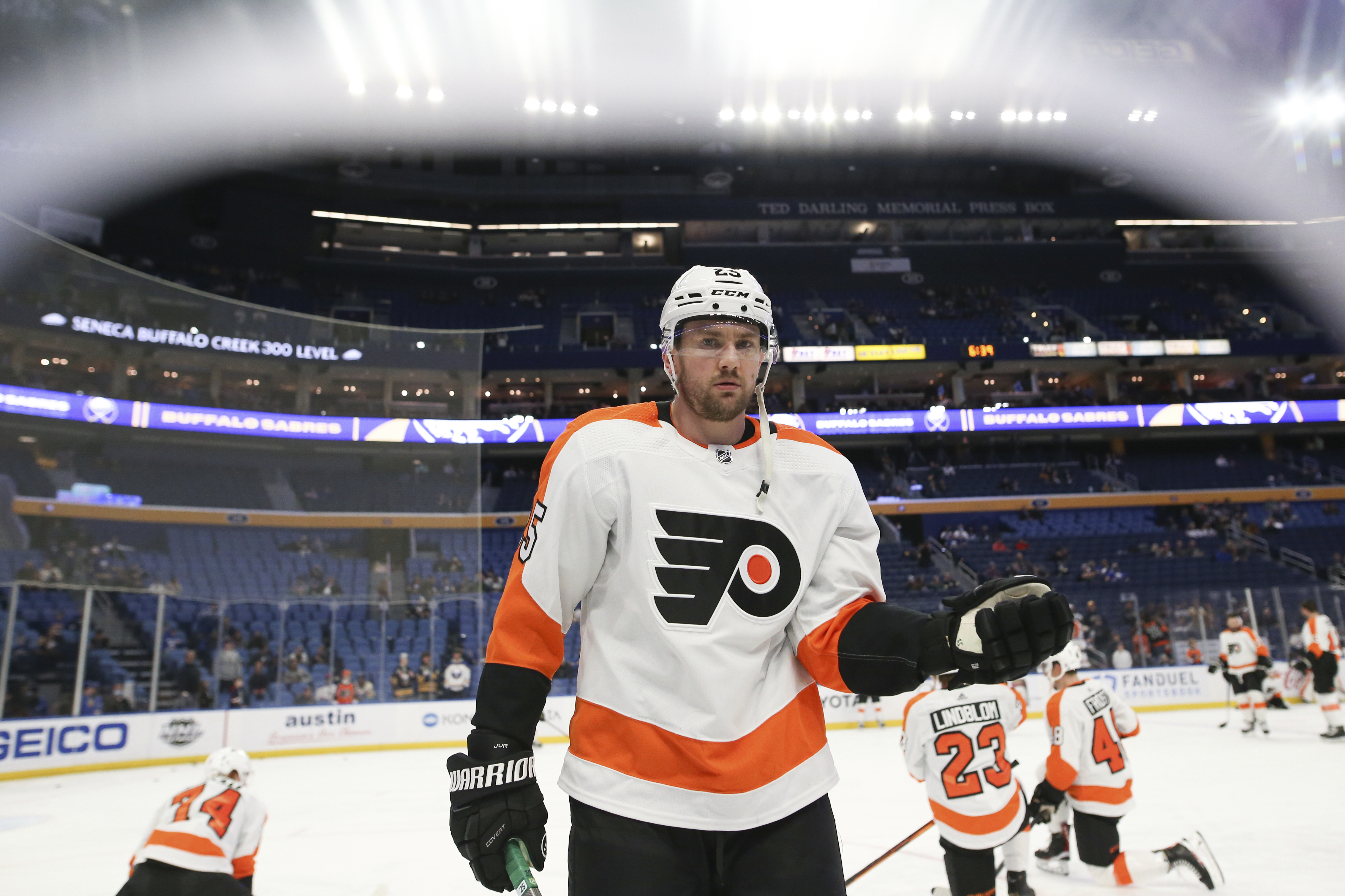 NHL player profile photo on Philadephia Flyers player James van