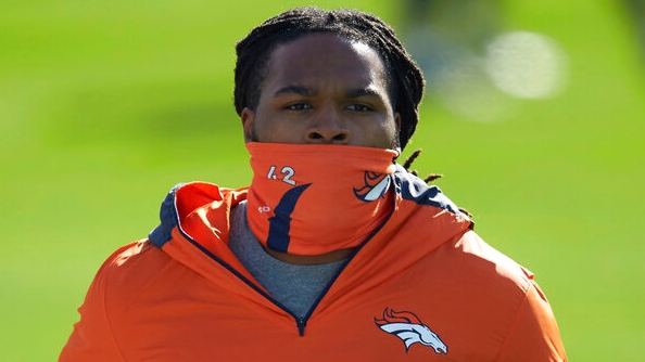 Mark Barron getting ready to play in a hurry for Denver Broncos 