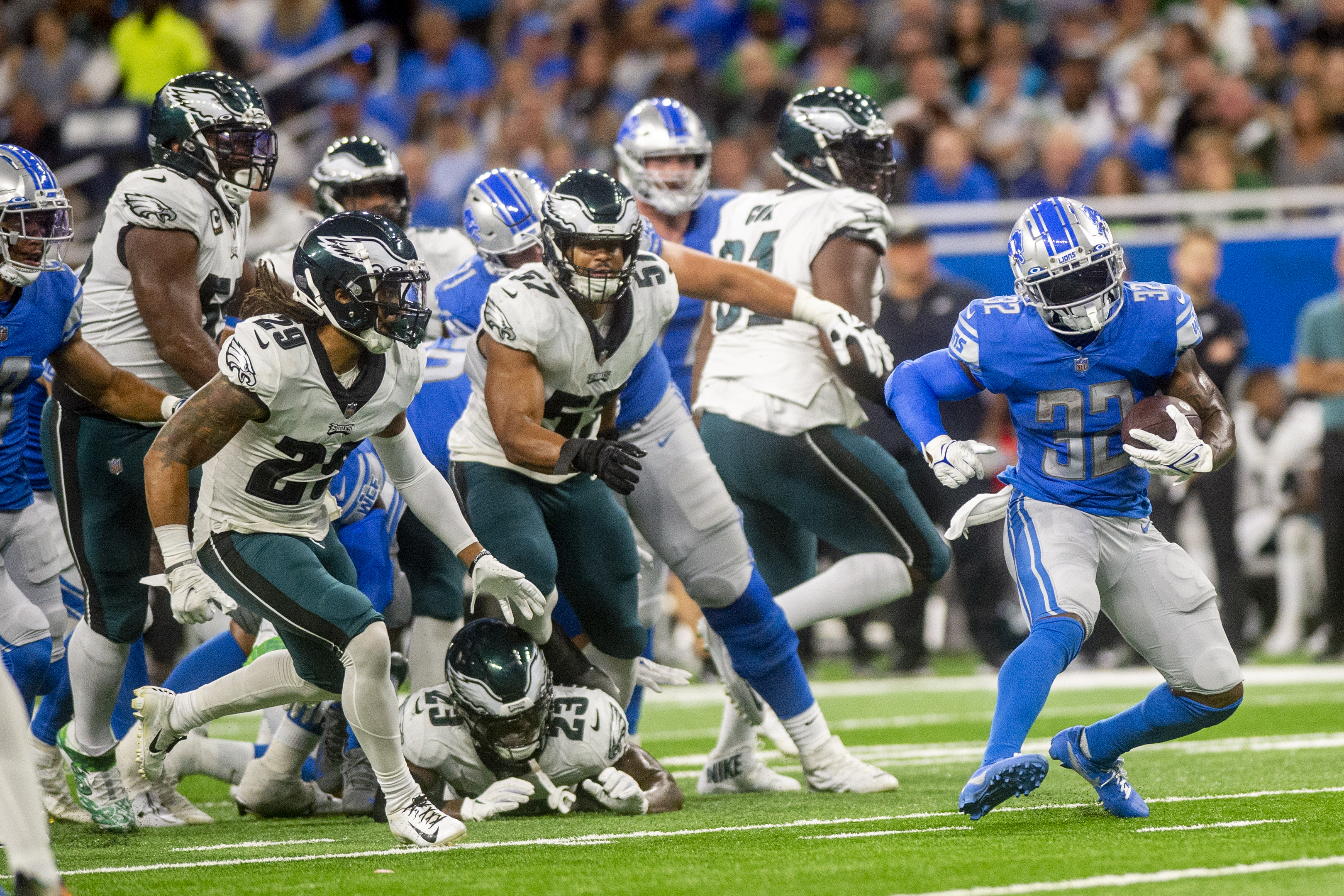 Eagles D'Andre Swift responds to tough love approach from Lions last season