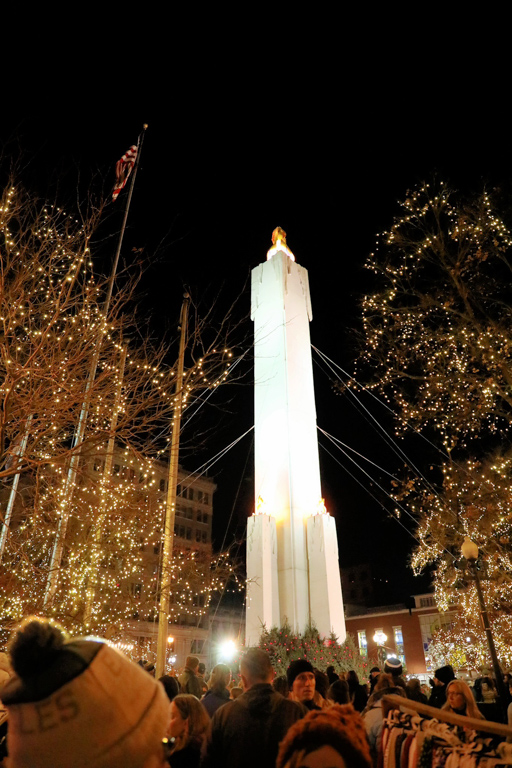 Peace Candle lighting celebrated in Easton