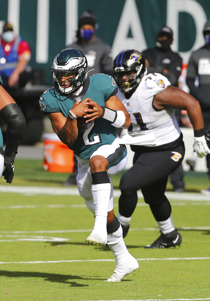 Ravens hold on for 30-28 win over depleted Eagles - WHYY