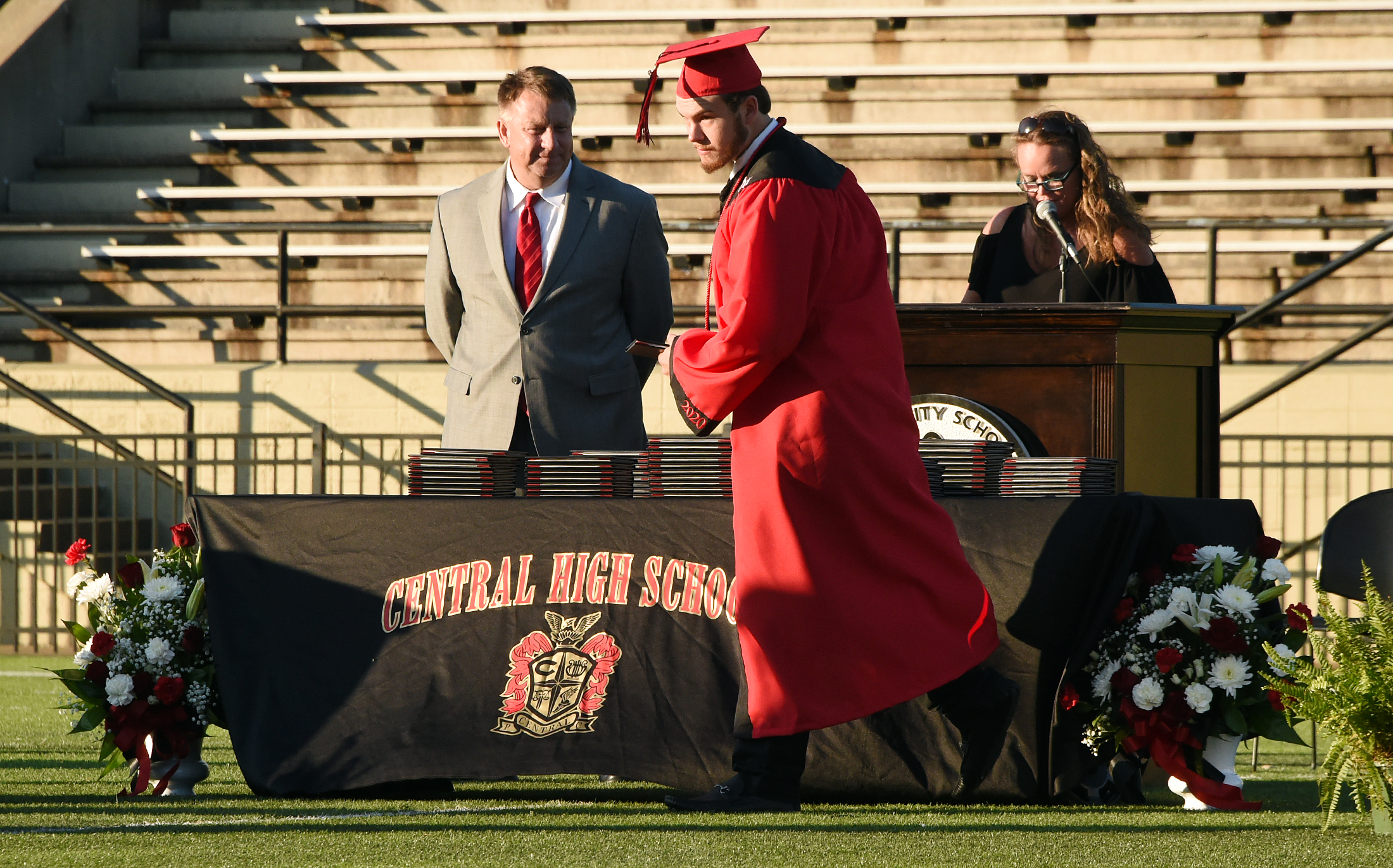 Central High School in Phenix City holds first live graduation ceremony ...