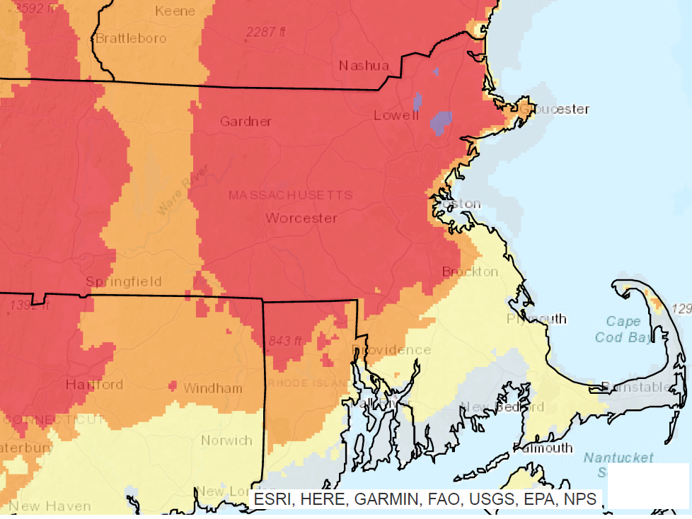 Massachusetts winter storm Weekend snow predictions shown in 5 maps