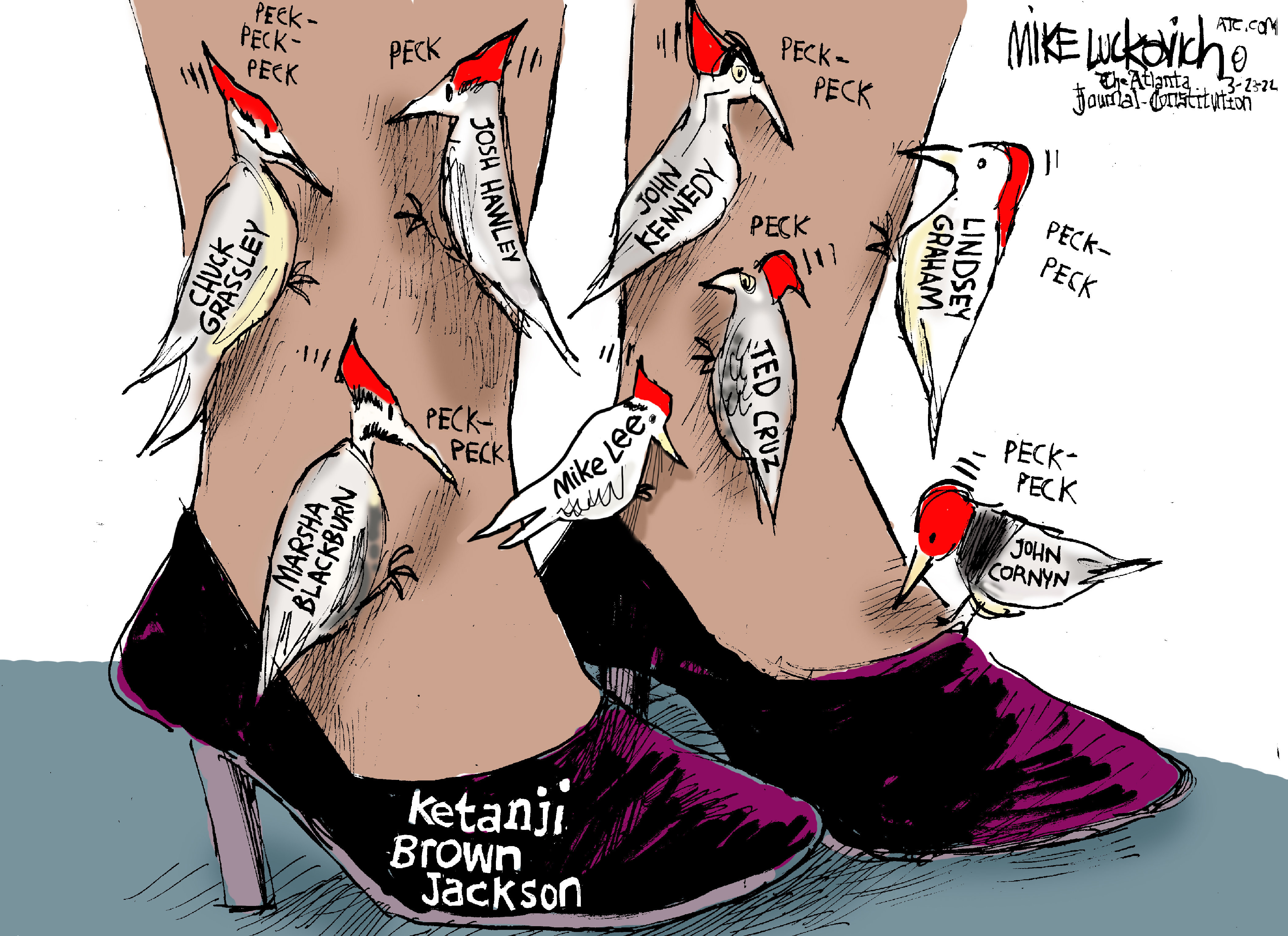 john brown political cartoon