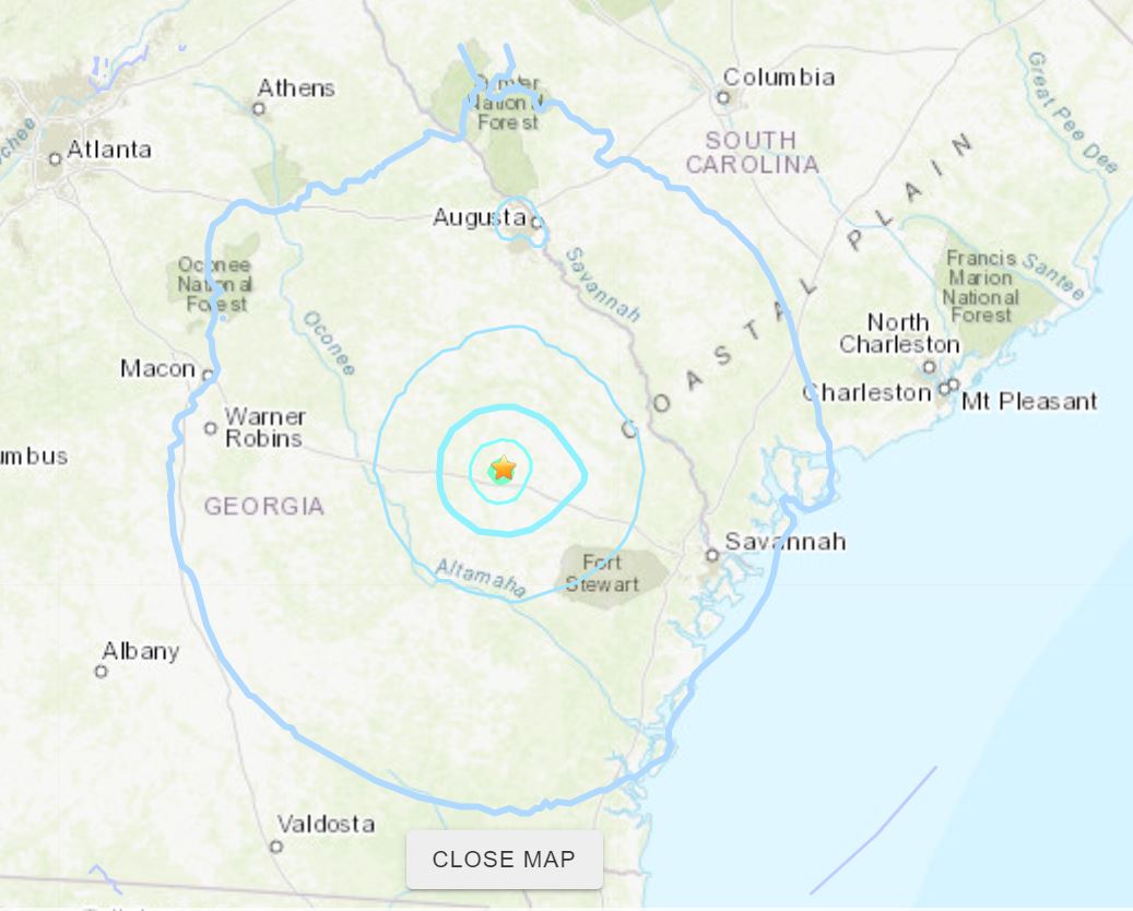 earthquake Saturday felt across broad region