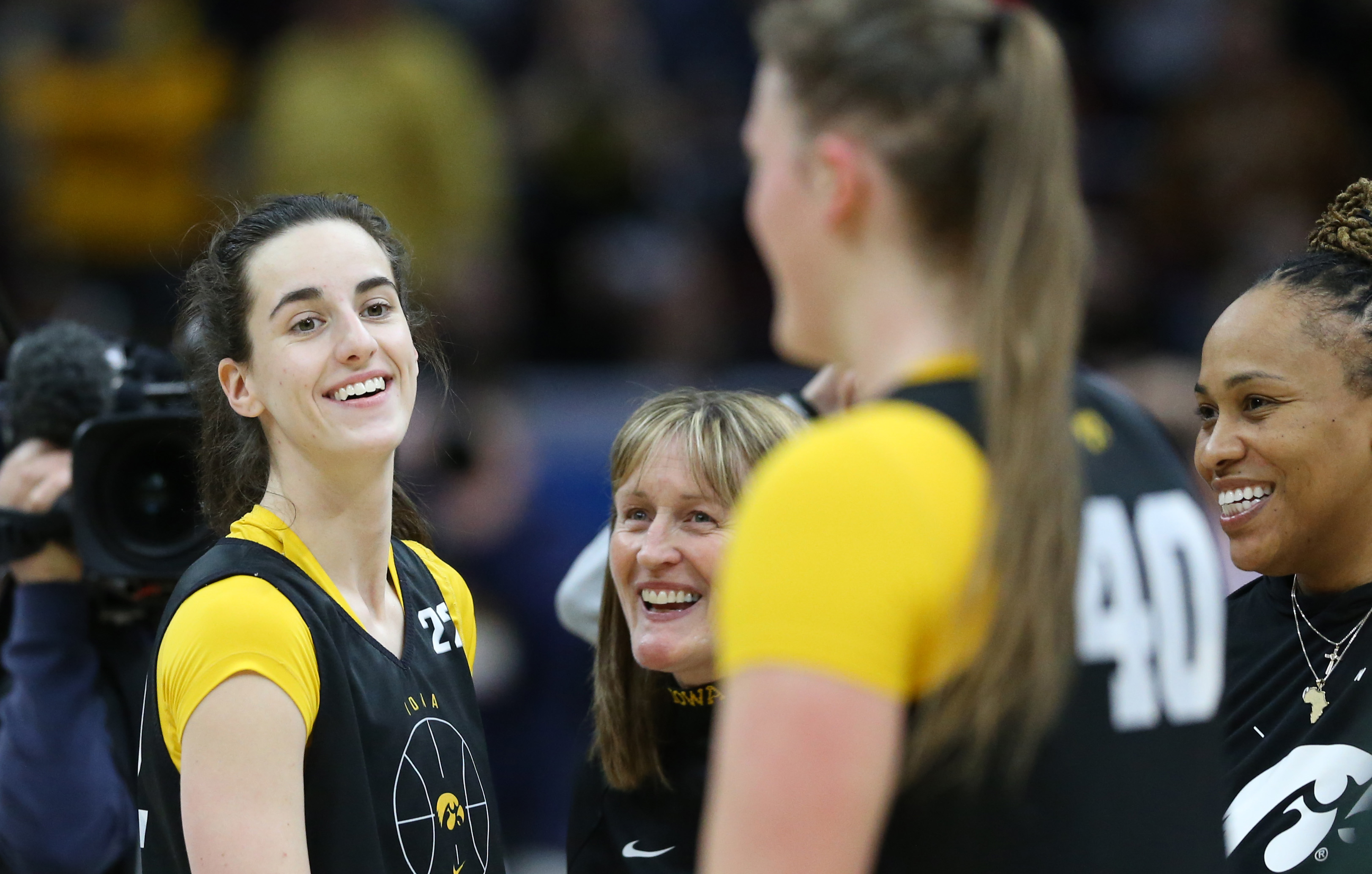 Iowa Hawkeyes open practice in Women's Final Four, April 6, 2024