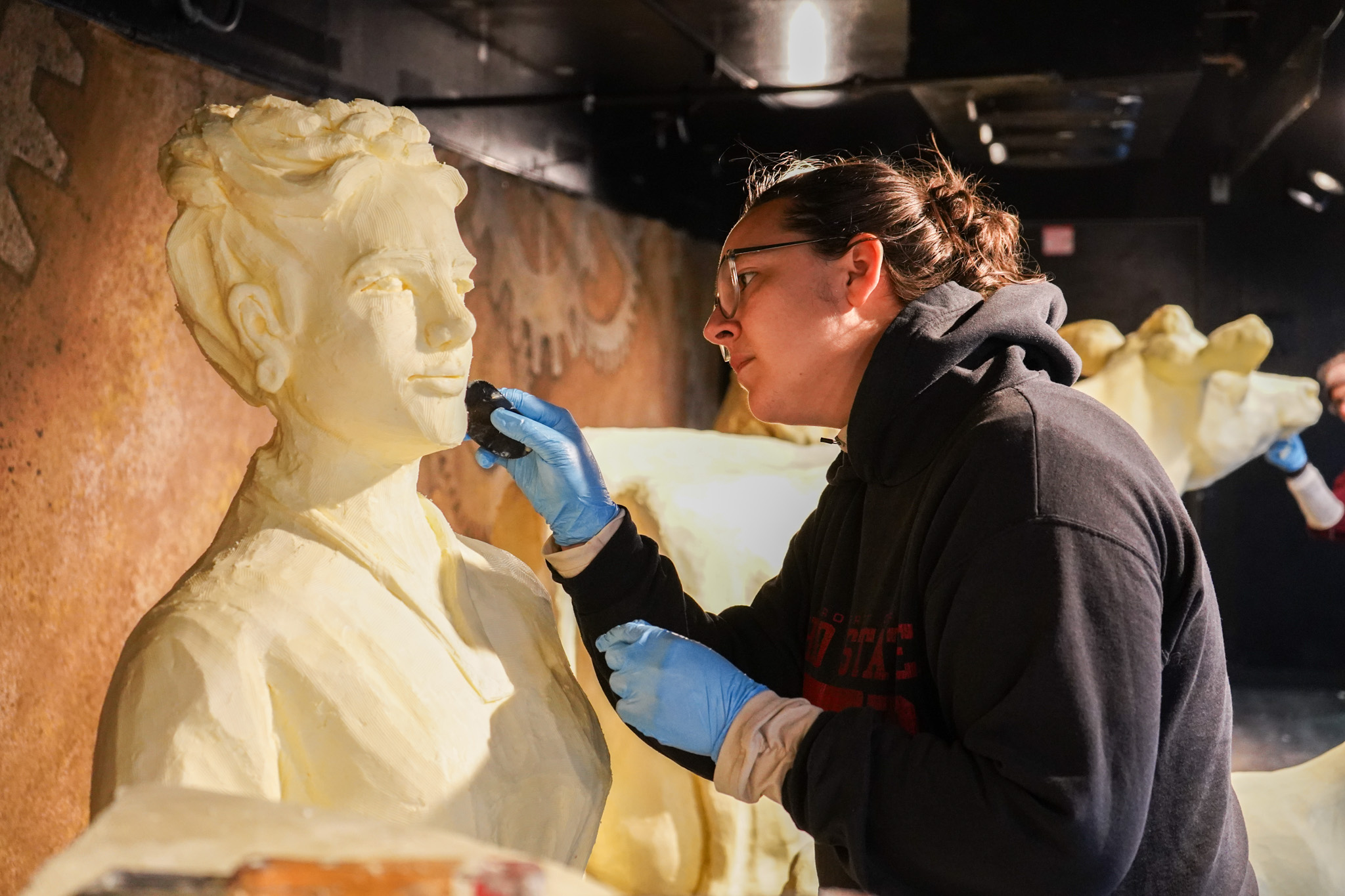 Earhart is subject of 2023 State Fair Butter Sculpture