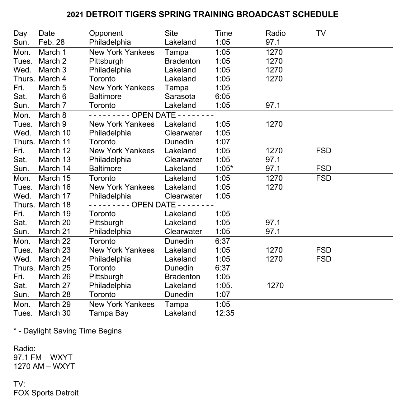 Tigers spring training 2021 Full schedule, new changes, things to know