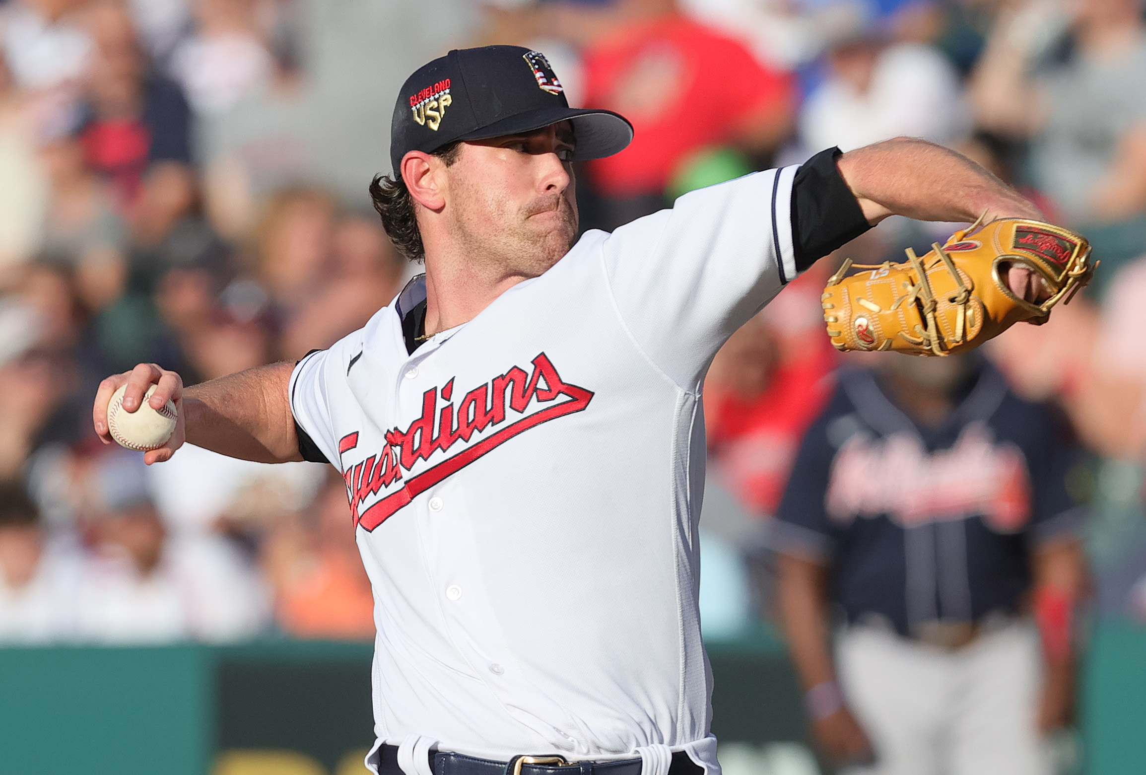 SHANE BIEBER Signed Auto Cleveland Guardians Custom Jersey CY