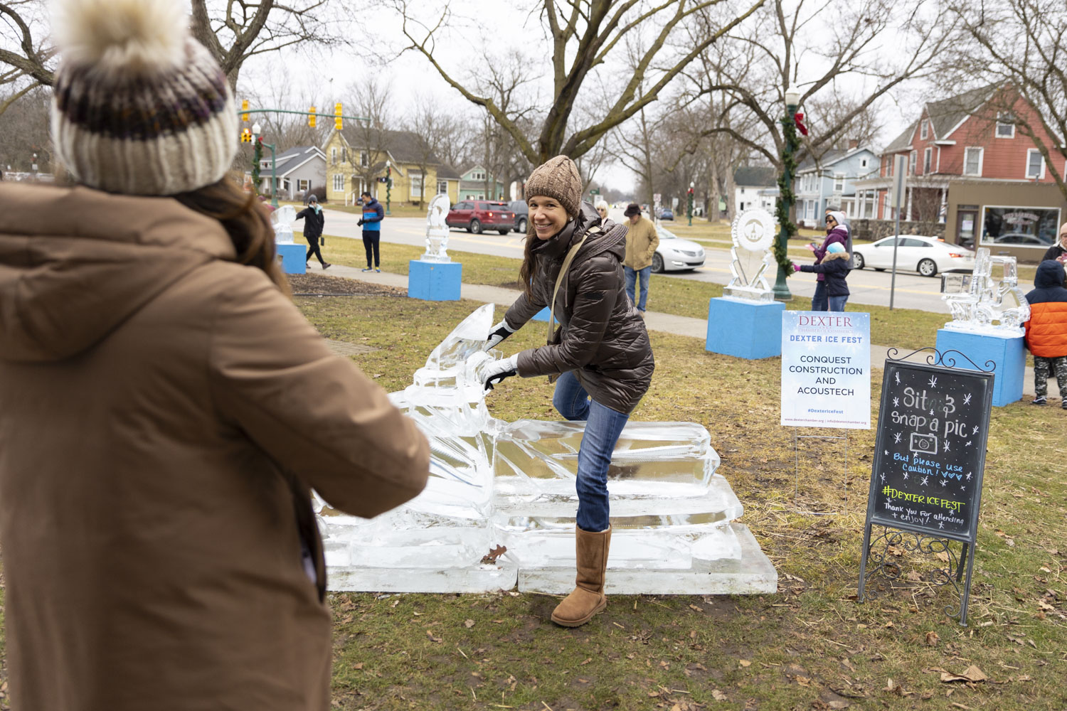 Dexter Ice Festival offers stunning ice sculptures and live