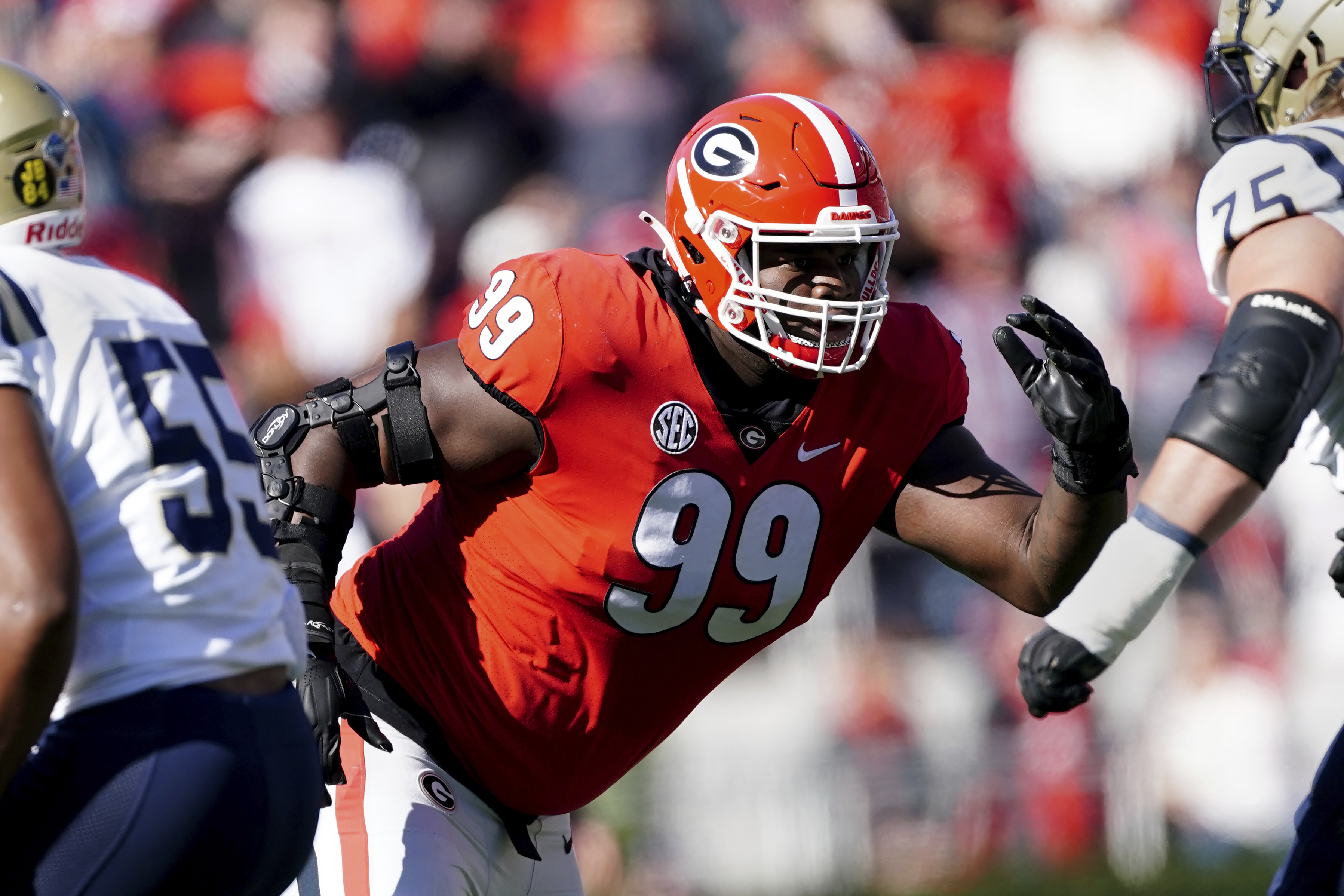 Georgia lineman Jordan Davis, at 341 pounds, runs 40-yard dash in 4.78  seconds at NFL scouting combine - ESPN