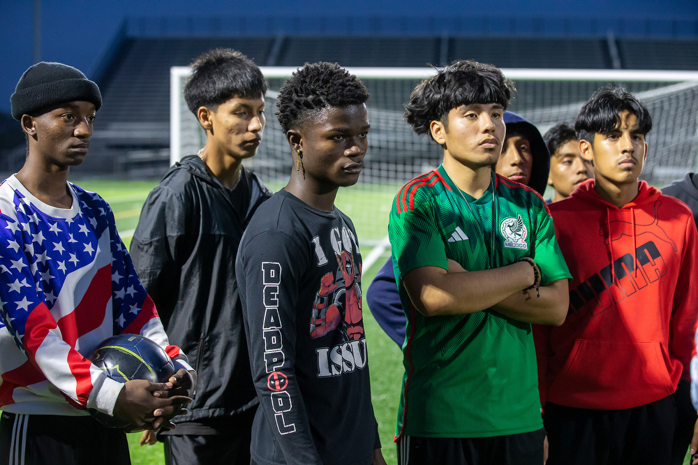 Harrisburg High School boys soccer team