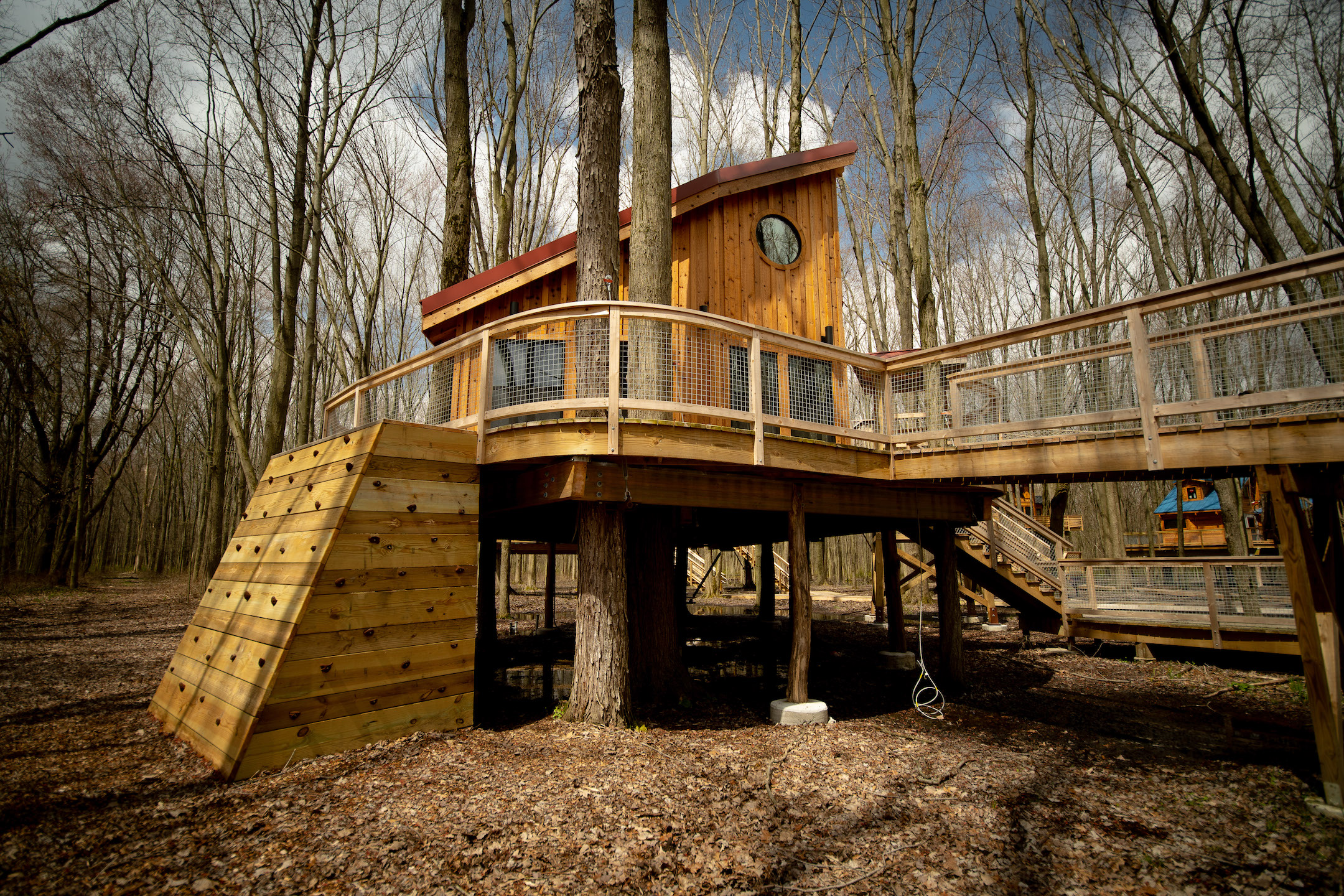  Treehouse Village  overnights available this summer at Metroparks Toledo s Oak Openings Preserve