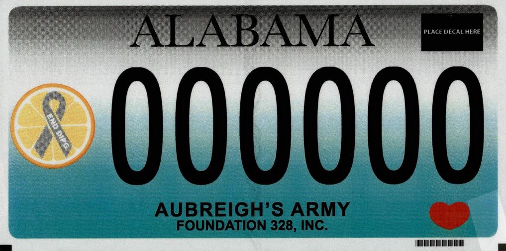 Proposed Alabama car tags