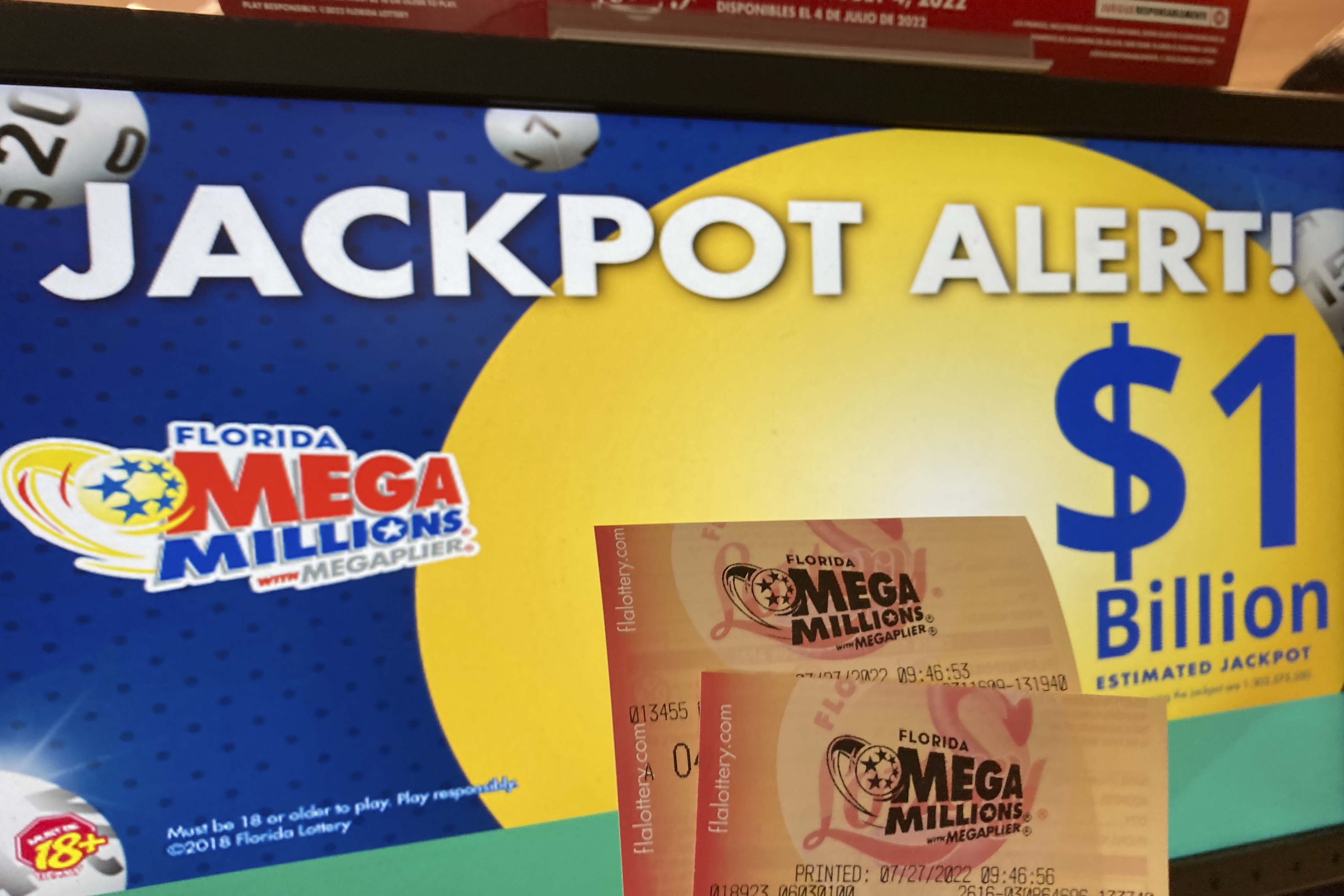 The last time to buy tickets for Friday, July 29 Mega Millions