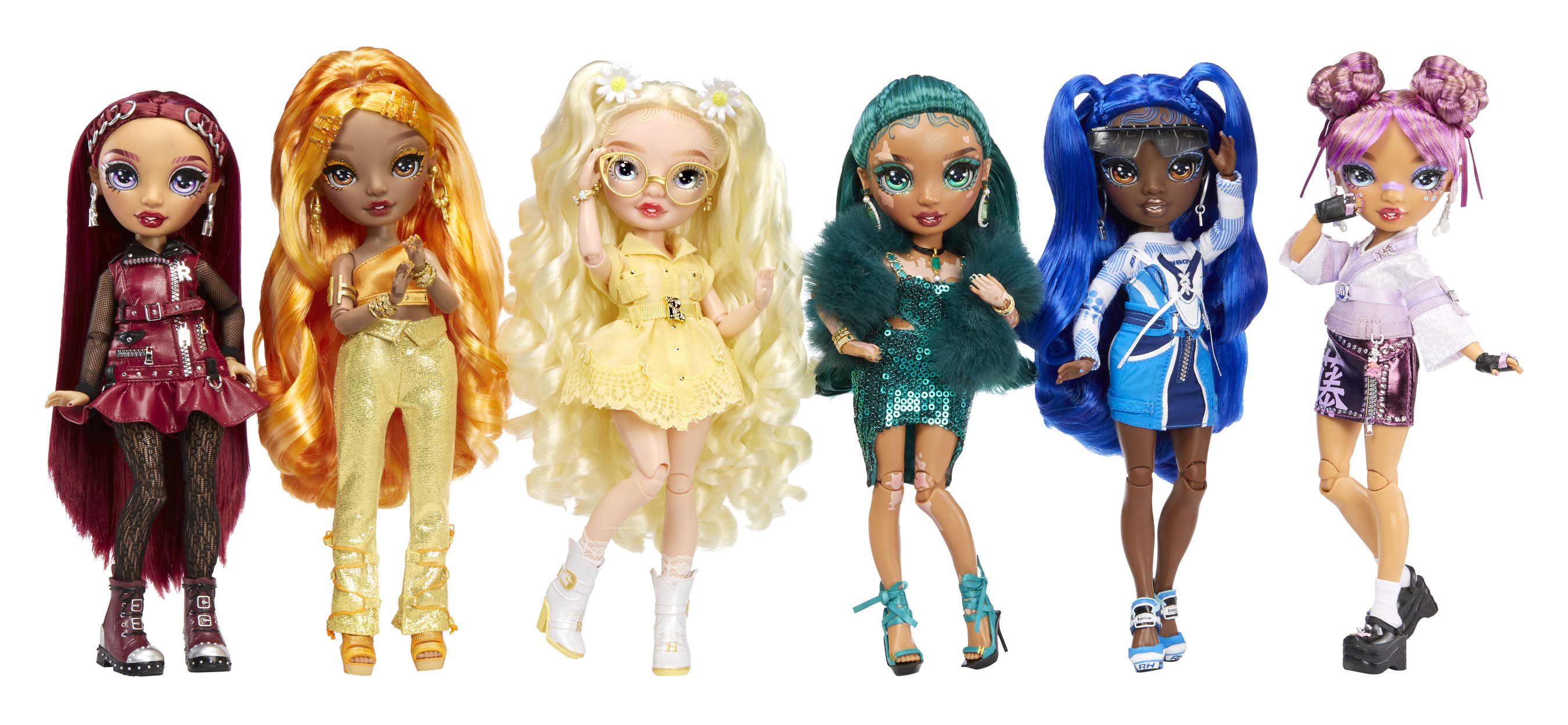 New Rainbow High fashion dolls show their 'true colors,' one has albinism,  one has vitiligo 