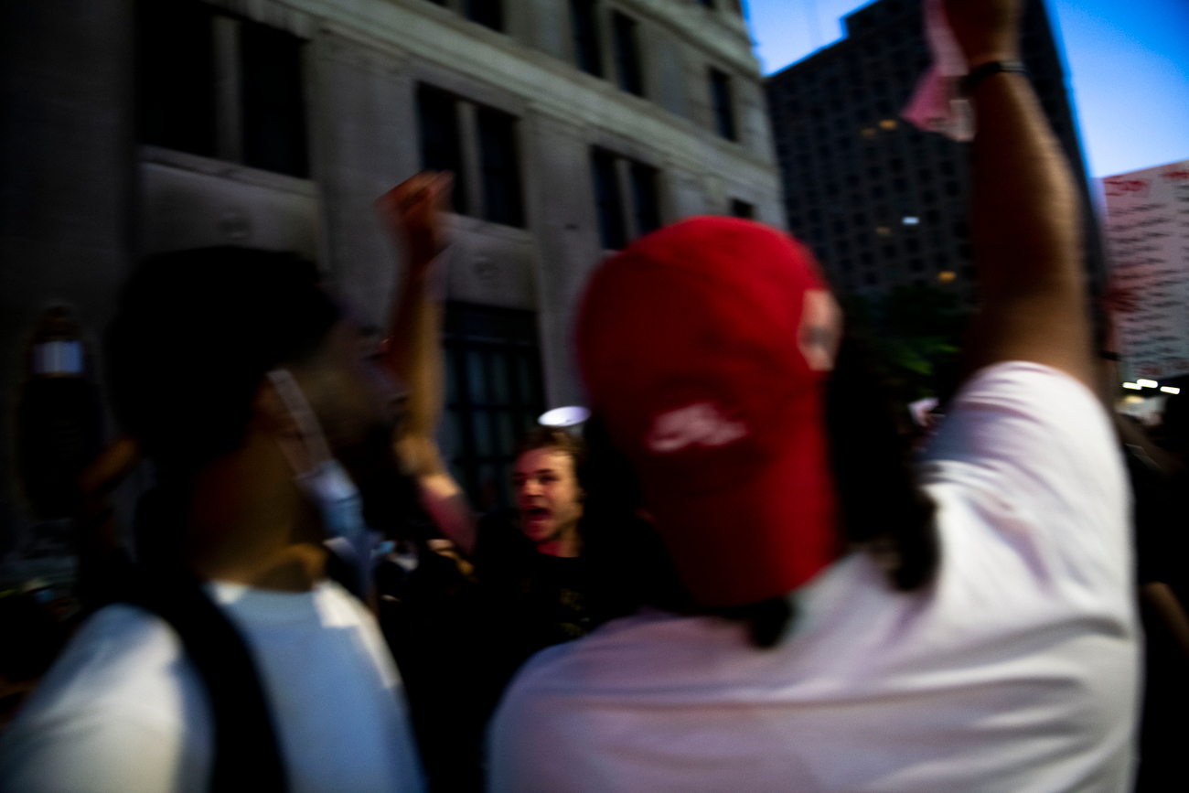 Detroit protesters march to site where 1967 riot began in eighth day of ...