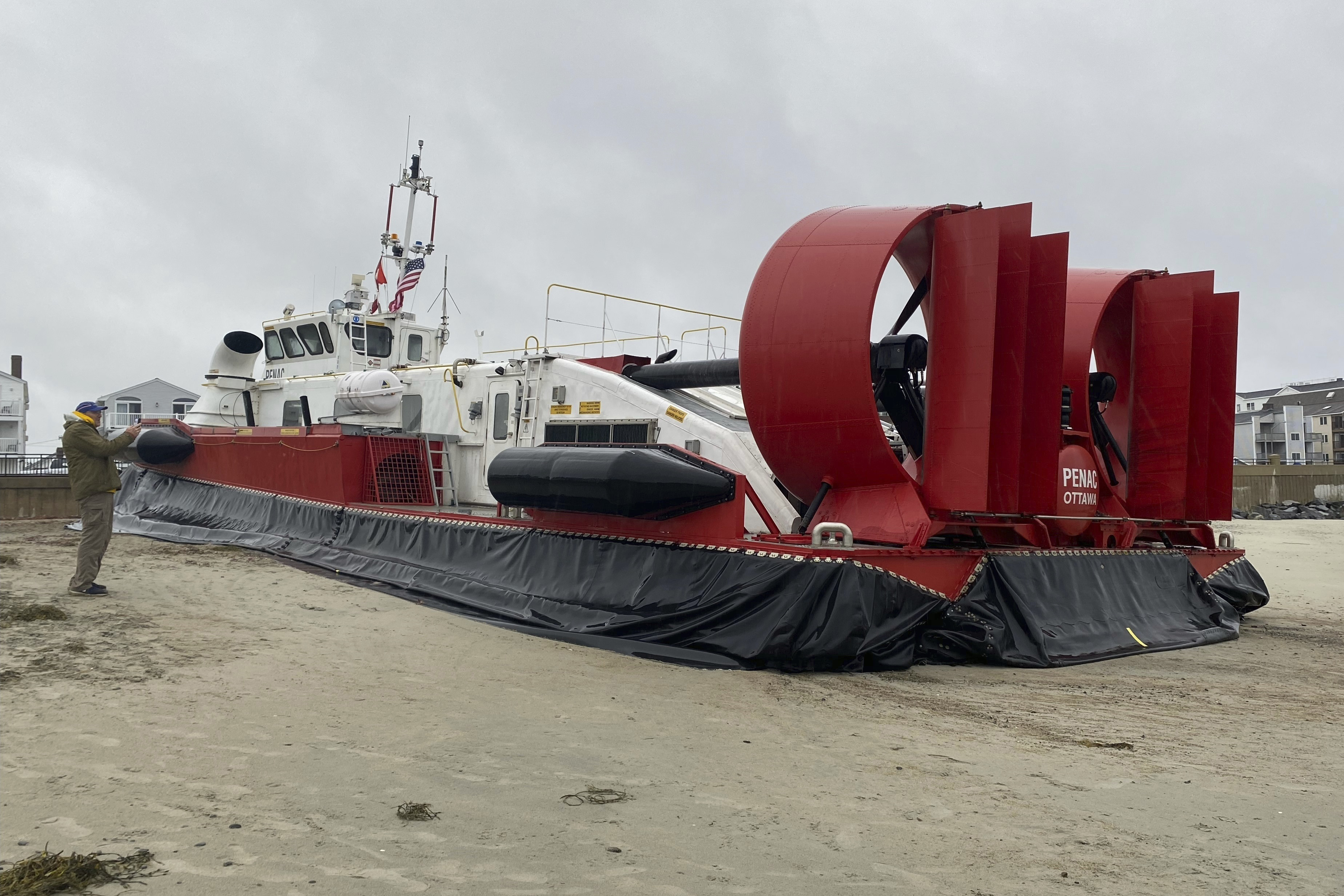 catching fire hovercraft