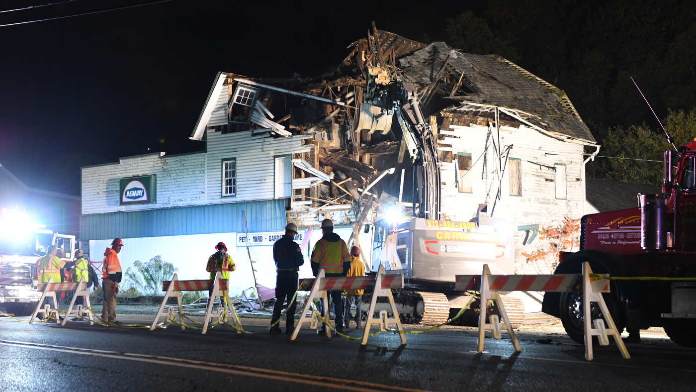 Old Agway building in Phillipsburg is torn down