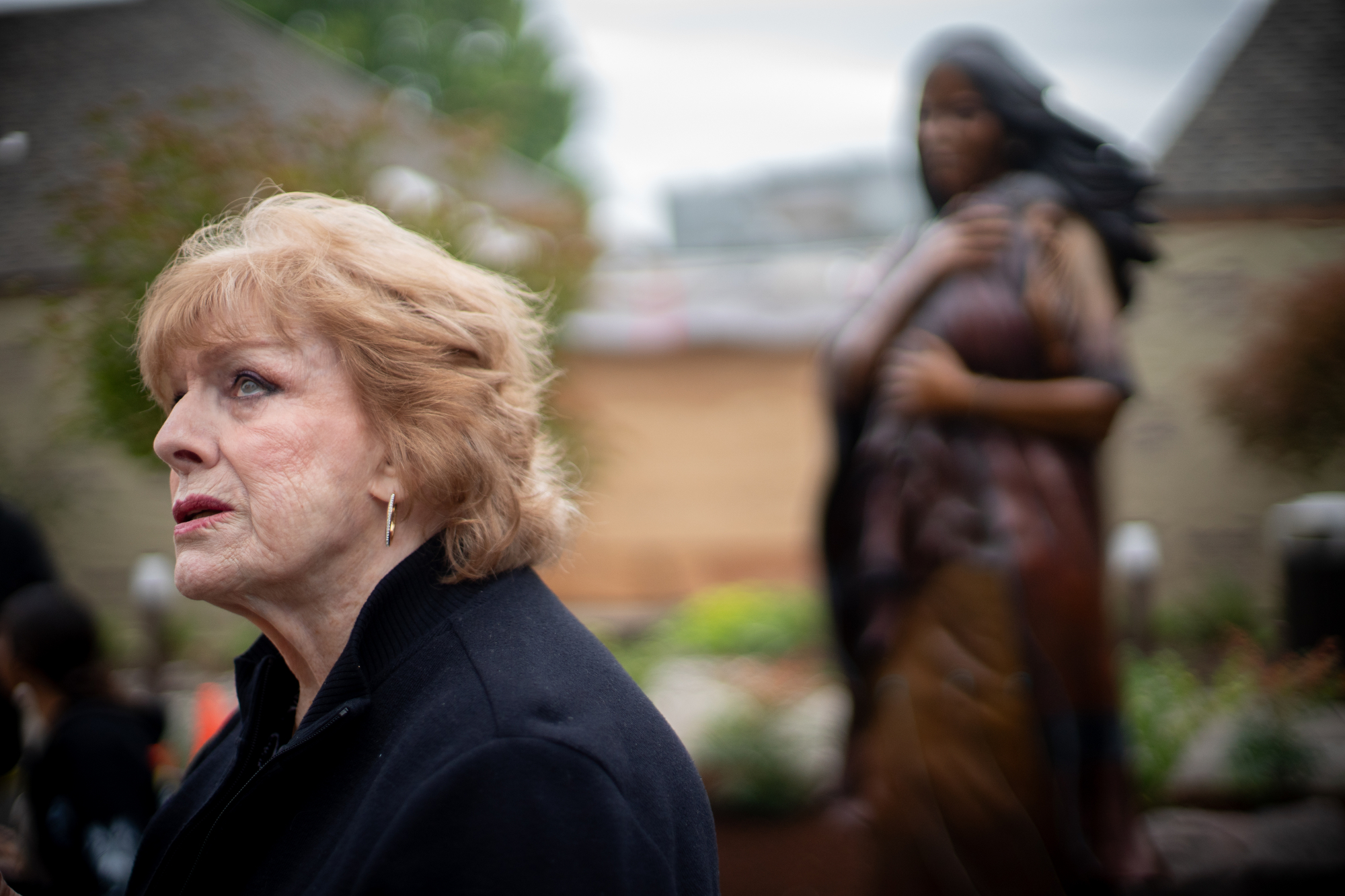 Sacajawea and Jean Baptiste Charbonneau statue unveiling at Charbonneau