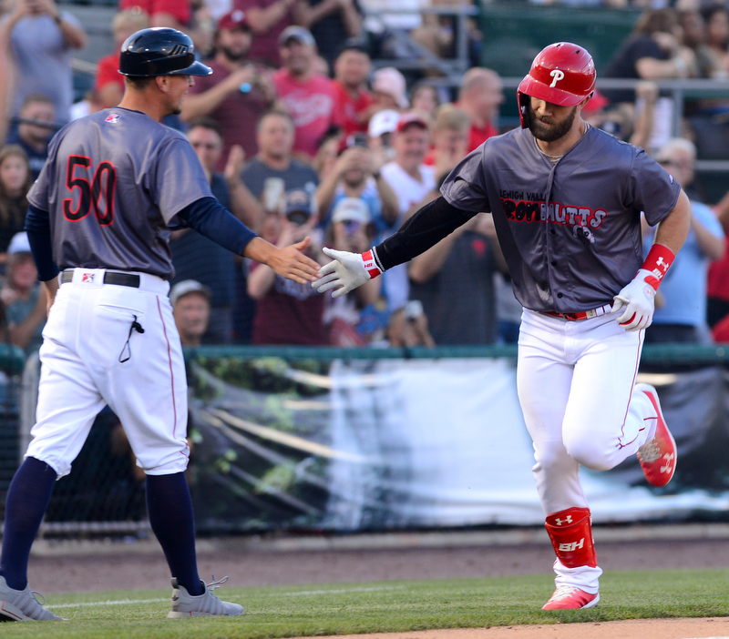 Fans excited to see Bryce Harper play for the IronPigs this week, Lehigh  Valley Regional News