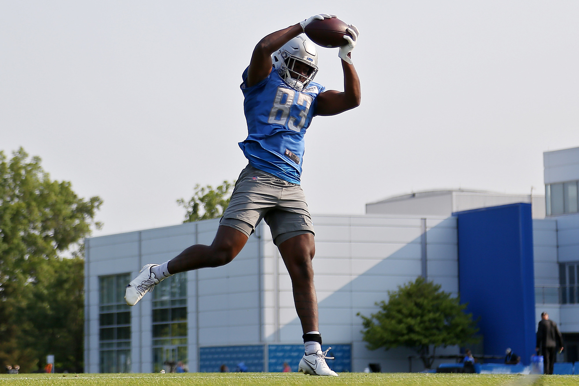 Detroit Lions Alex Anzalone Discusses Battling T.J. Hockenson