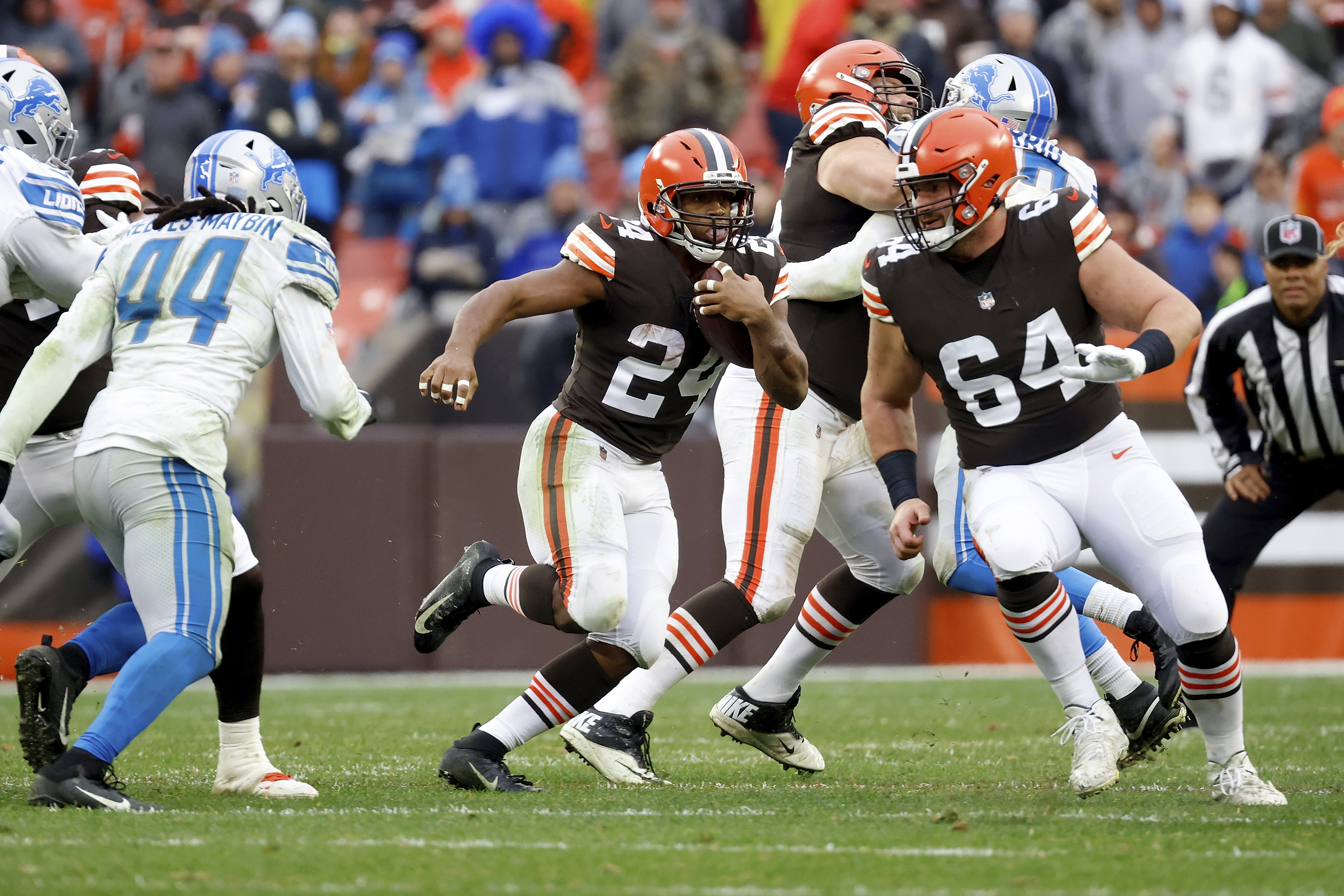 Baltimore Ravens' John Harbaugh on Browns' Nick Chubb: 'I think he