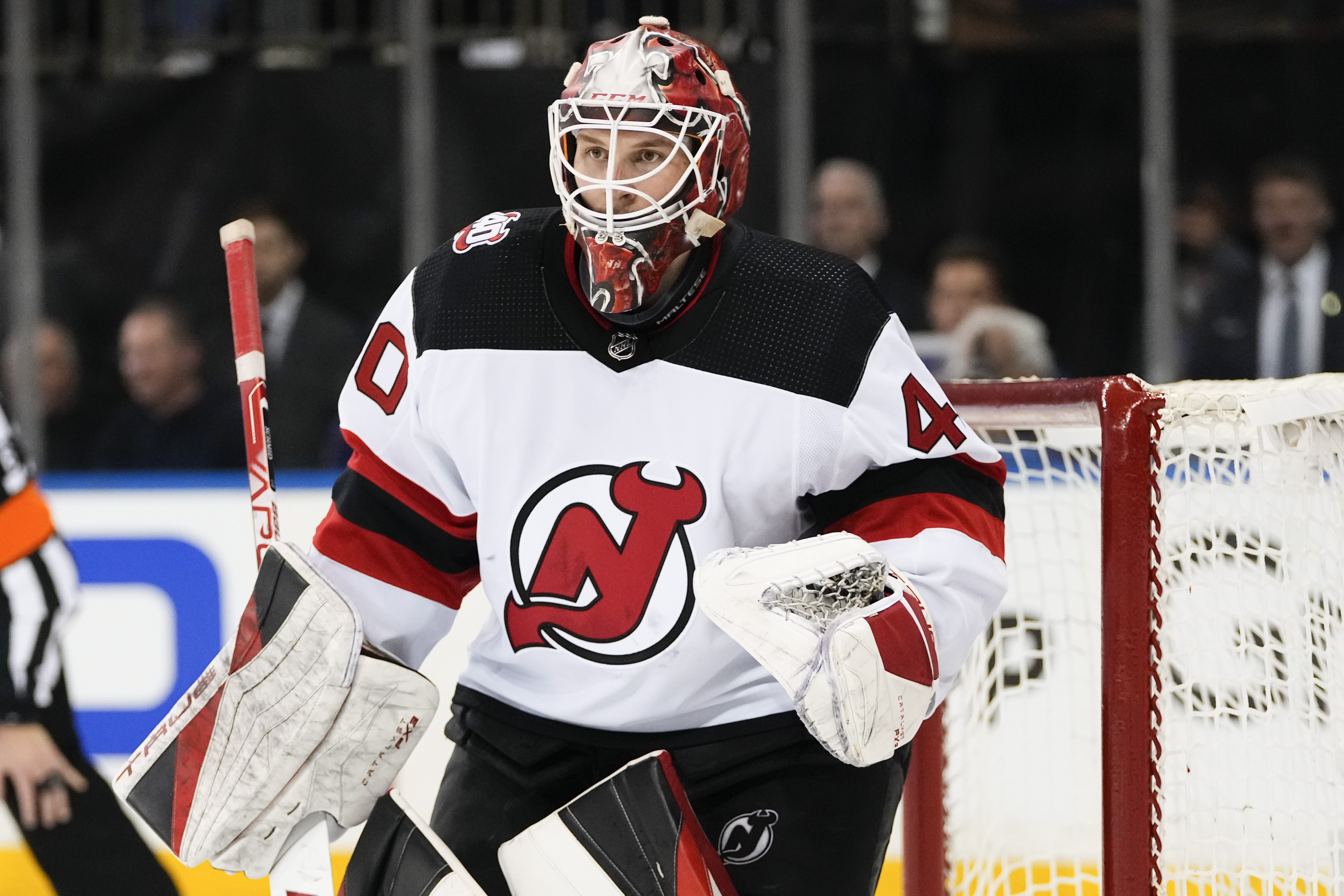 Devils improved defense helps calm Akira Schmid amid meteoric