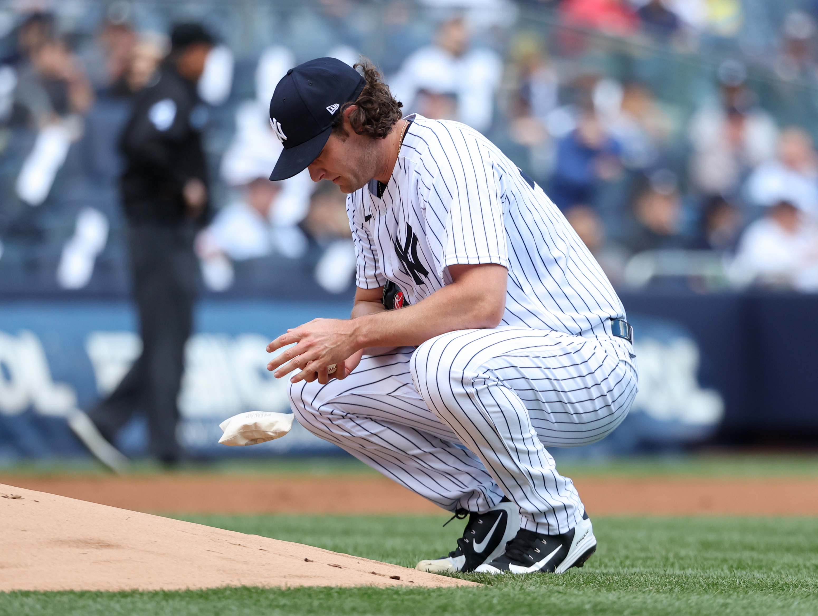 Yankees' Gerrit Cole explains pregame outburst in dugout 