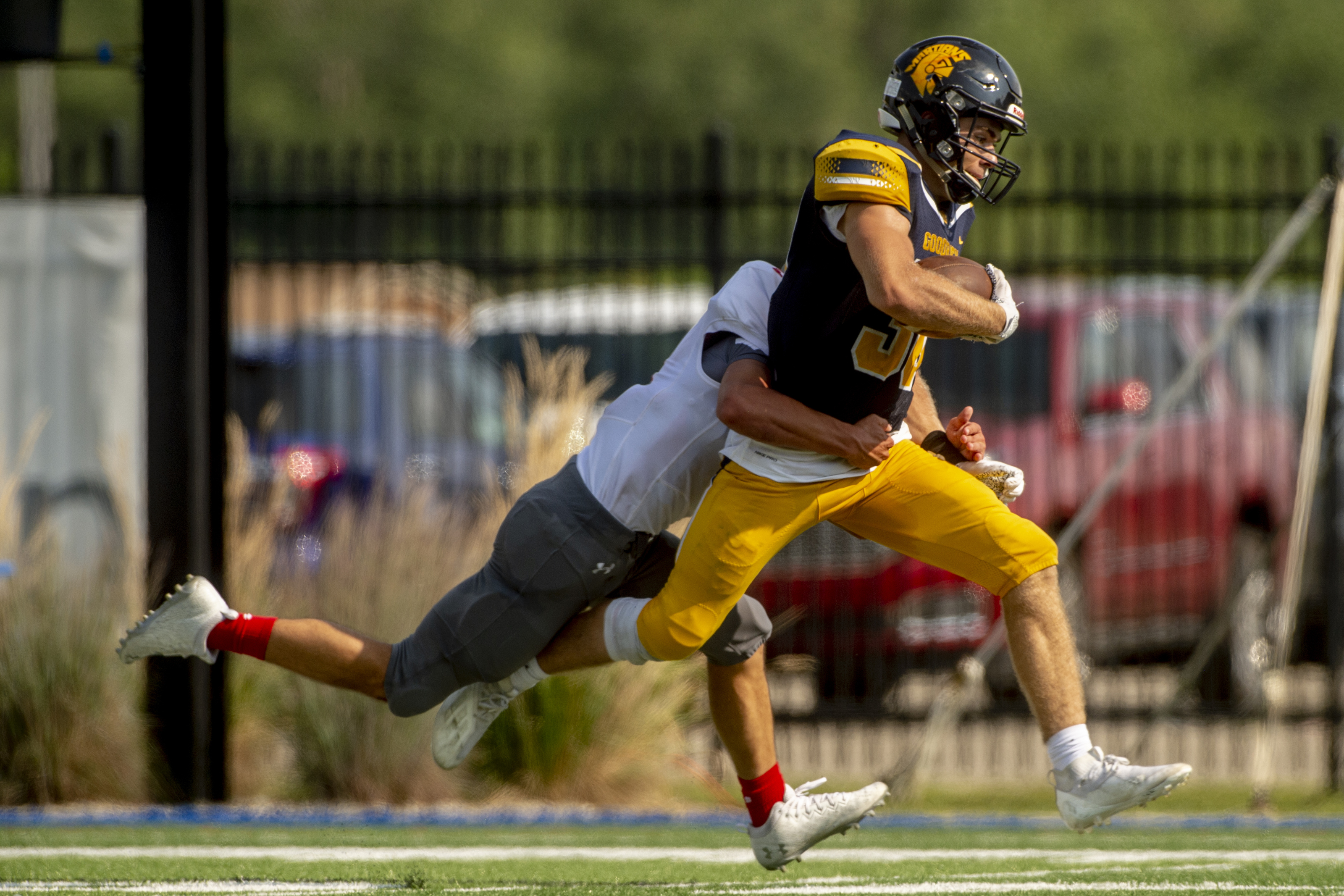 Goodrich plays Frankenmuth football in Vehicle City Gridiron Classic ...