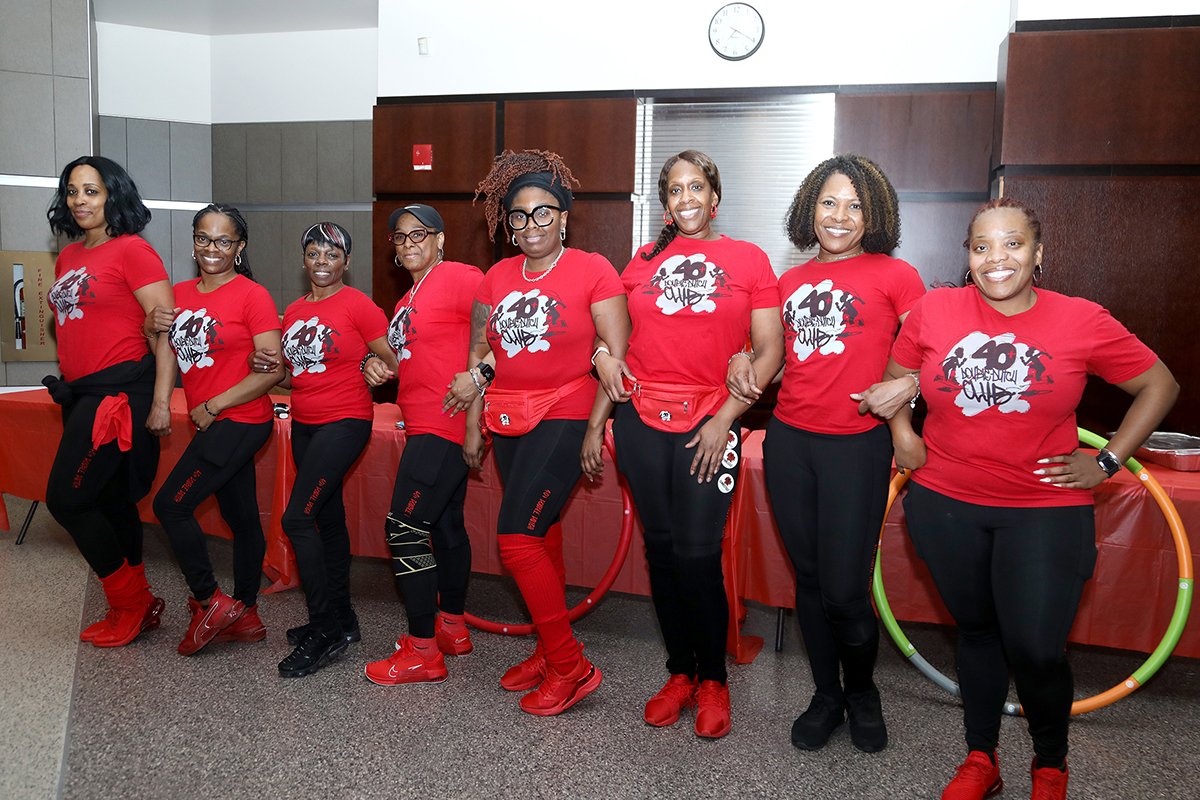 The Delta Sigma Theta Sorority Go Red Pajama Party to raise awareness ...