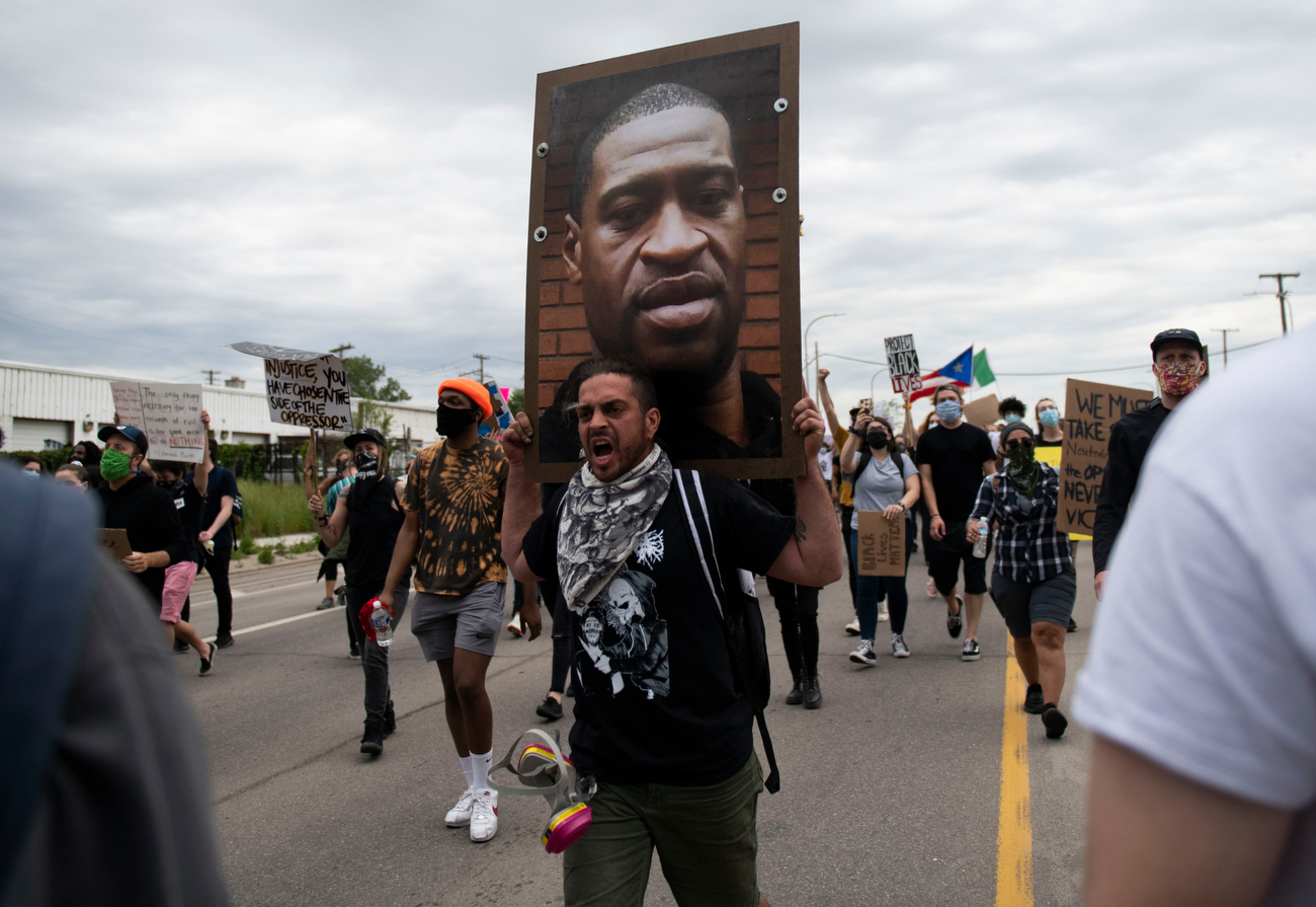 Peaceful Protest ends in tense scene - mlive.com