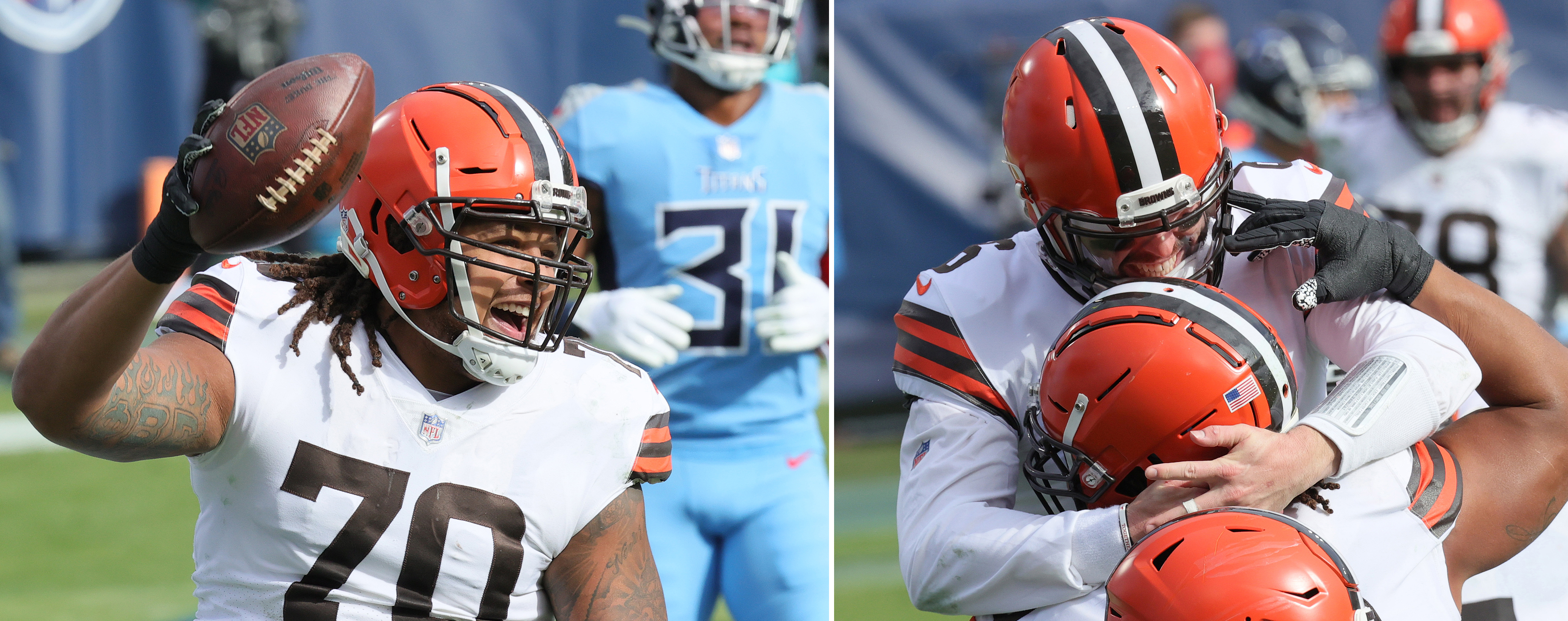 An Olympic victory: Our favorite photos from Cleveland Browns win over  Titans 