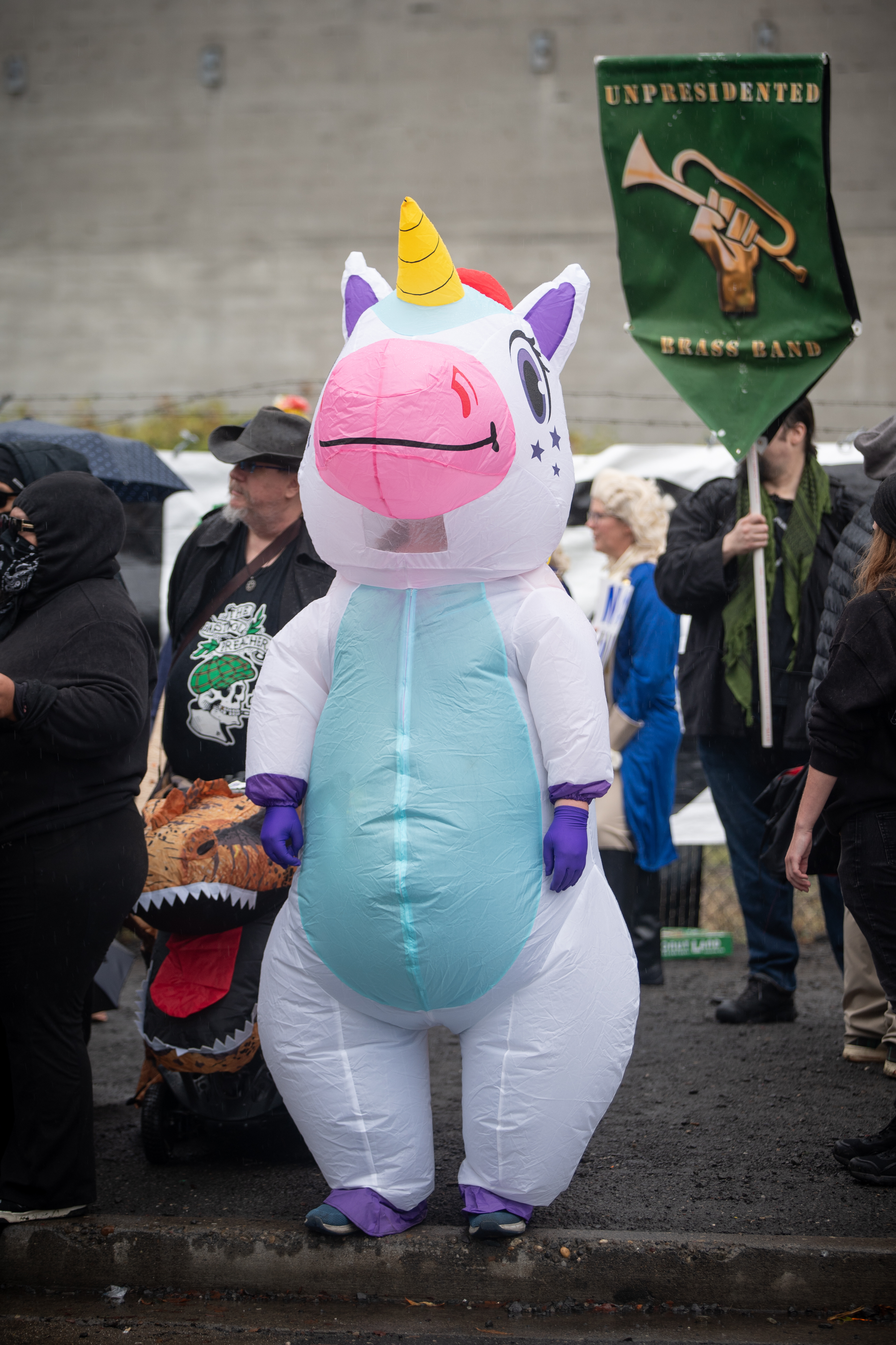 ICE protest inflatables - oregonlive.com