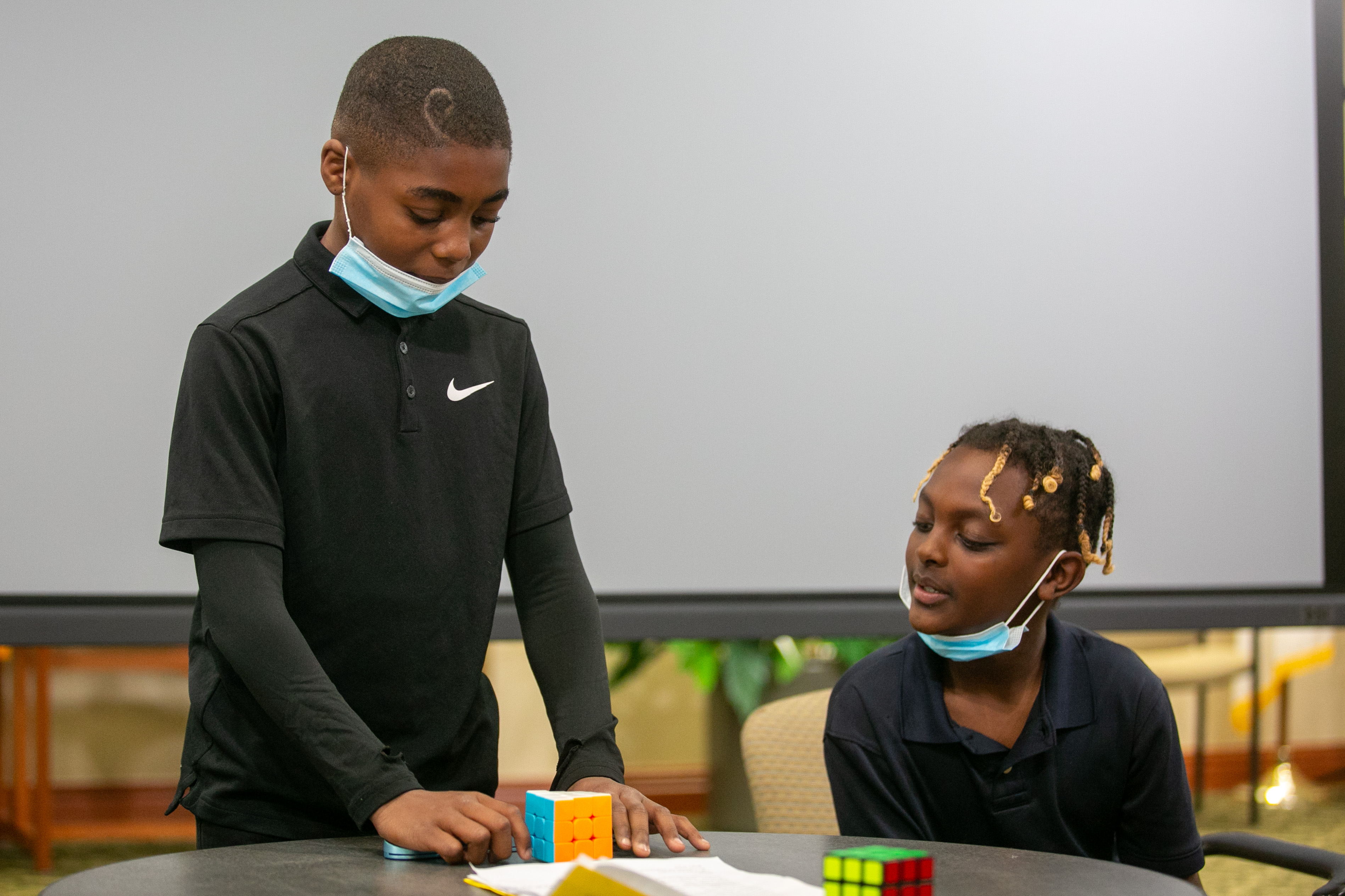 Potter’s House students perform talent show for Covenant Living penpals