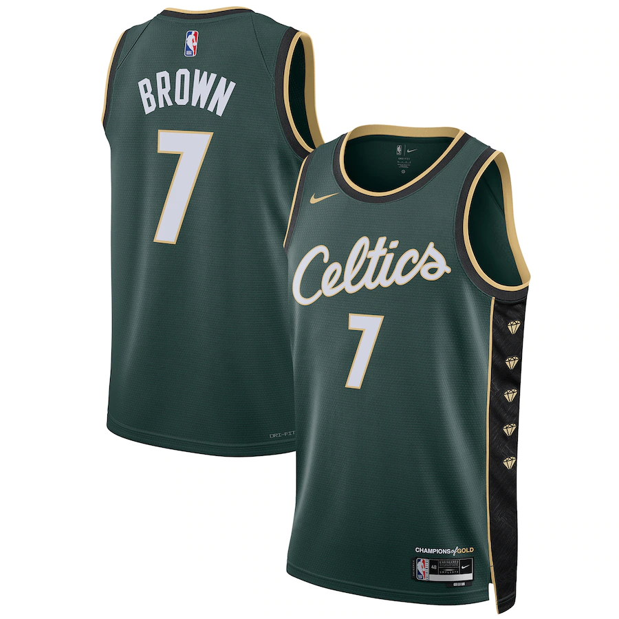 Unisex Nike Jayson Tatum Kelly Green Boston Celtics 2022/23 Swingman Jersey  - City Edition