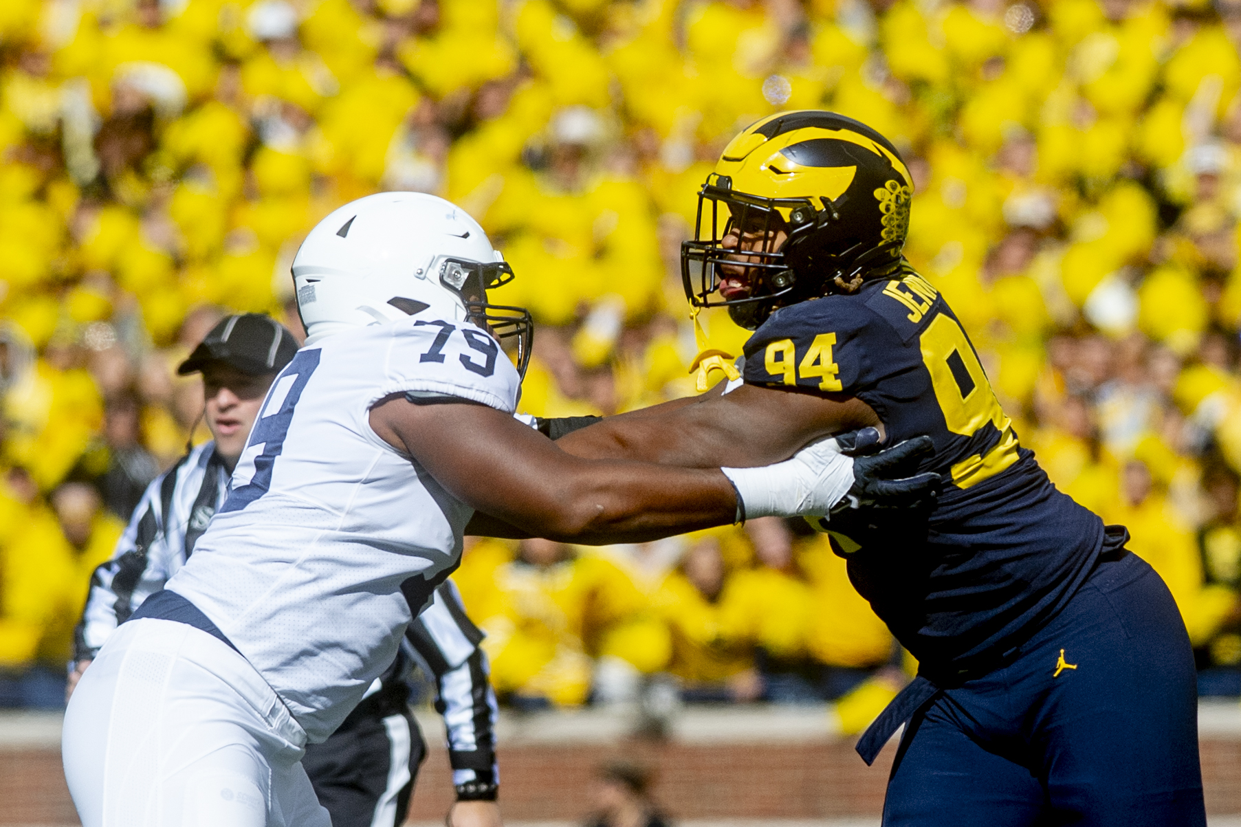 Michigan football: Chris Partridge on why LB Jaydon Hood has improved