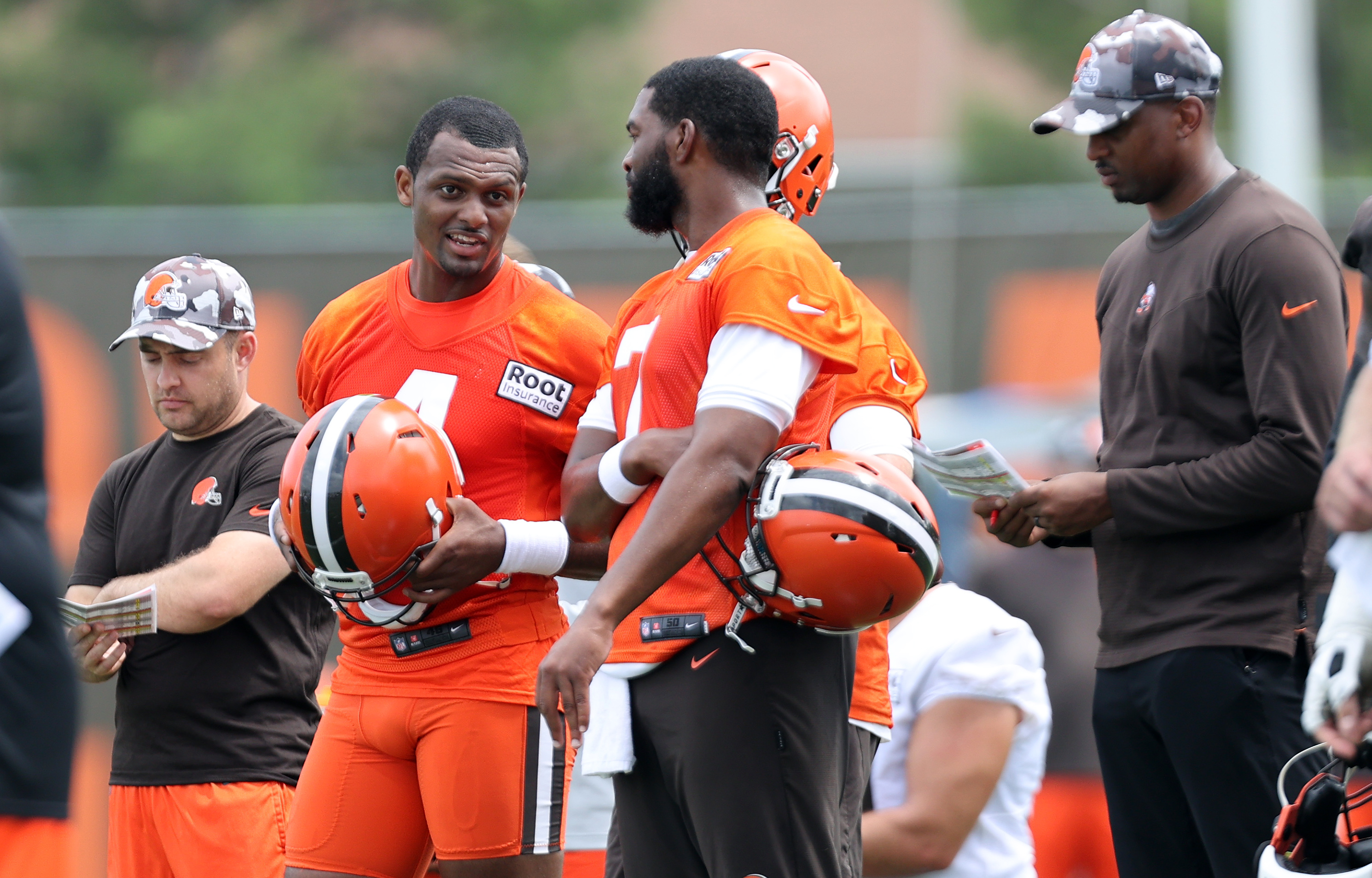 Browns training camp begins with all eyes on Deshaun Watson, potential  suspension - The Athletic