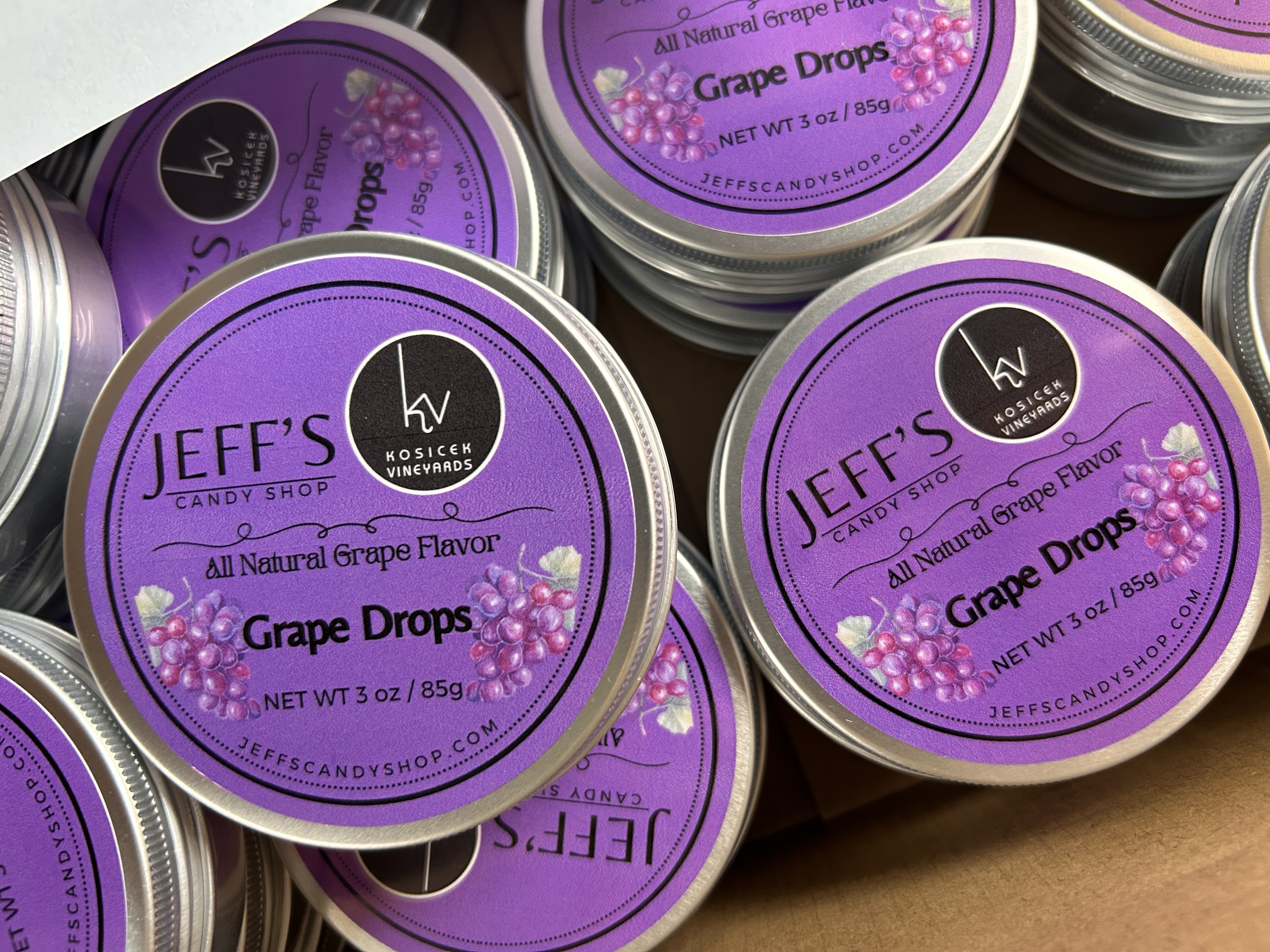 Kosicek Vineyards, Jeff's Candy launch grape candy collaboration