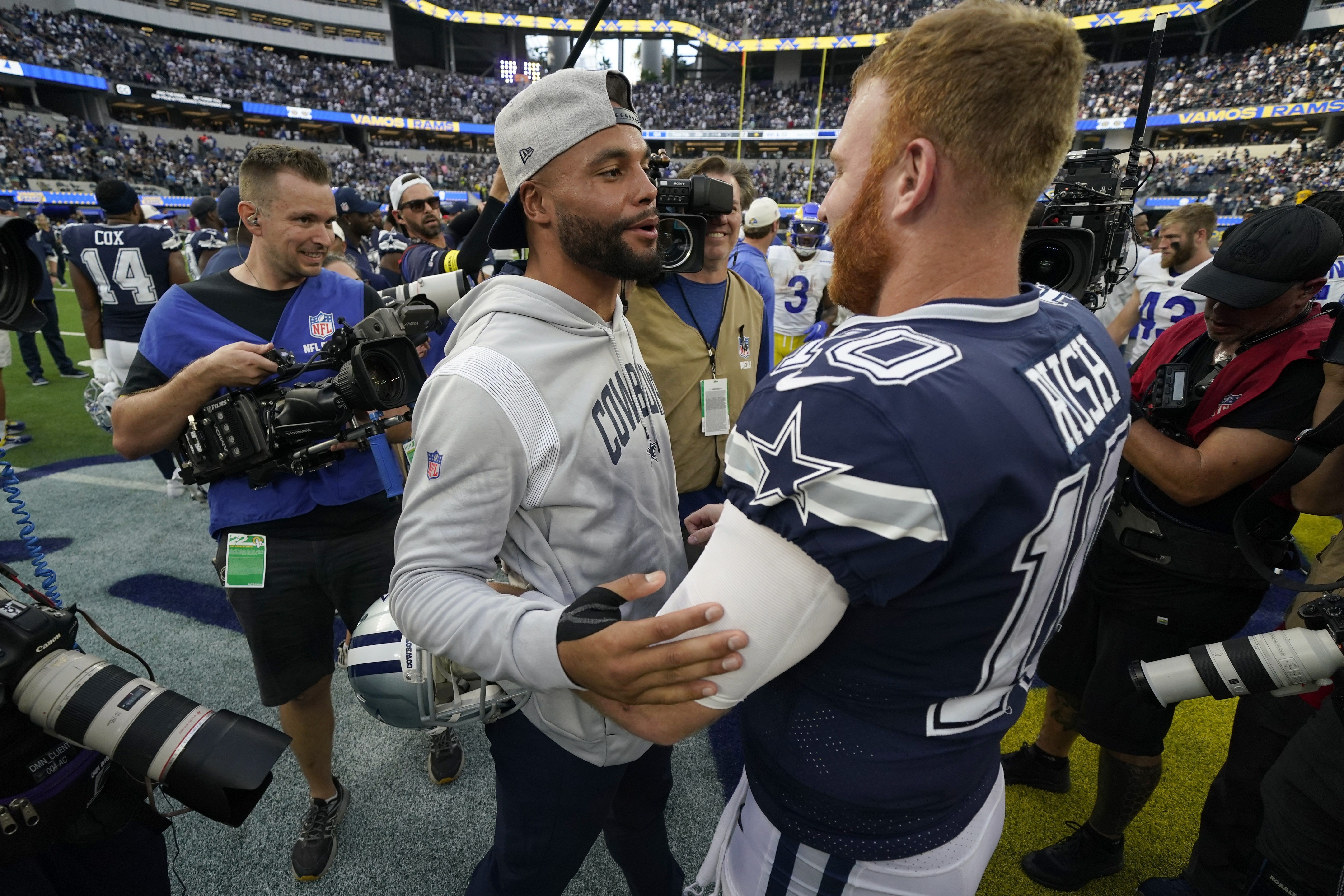 In return to game action, Cowboys QB Dak Prescott faced tricky