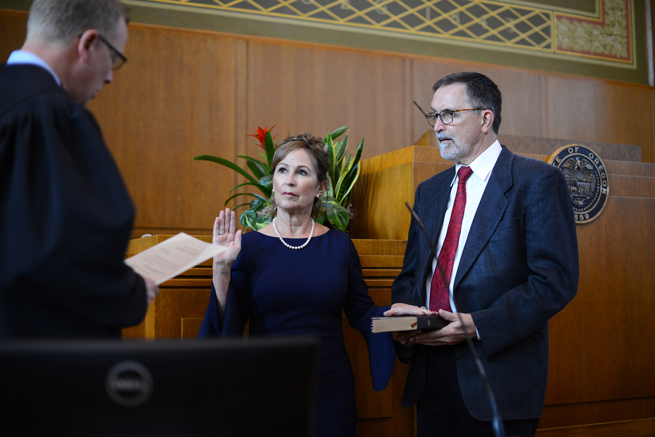 Oregon Rep. Christine Goodwin swearing in - oregonlive.com