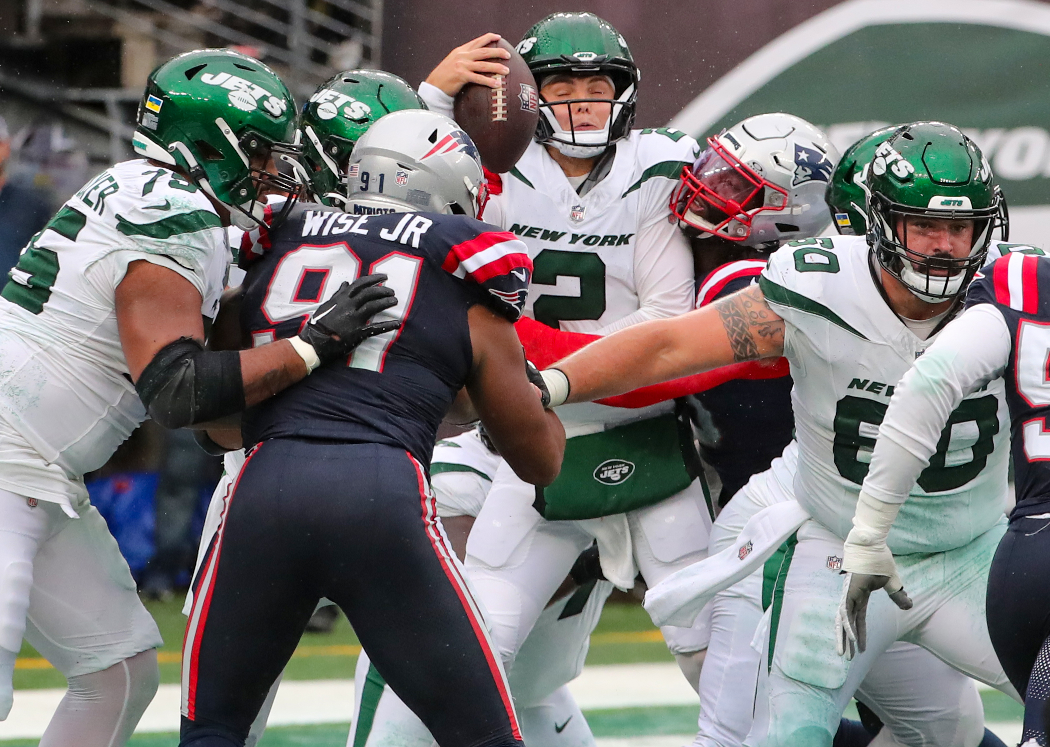 What Jets QB Zach Wilson said after struggling again in loss to Patriots 