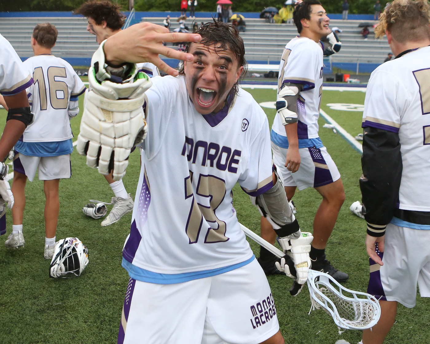 Boys Lacrosse Monroe vs Old Bridge in the GMC final.