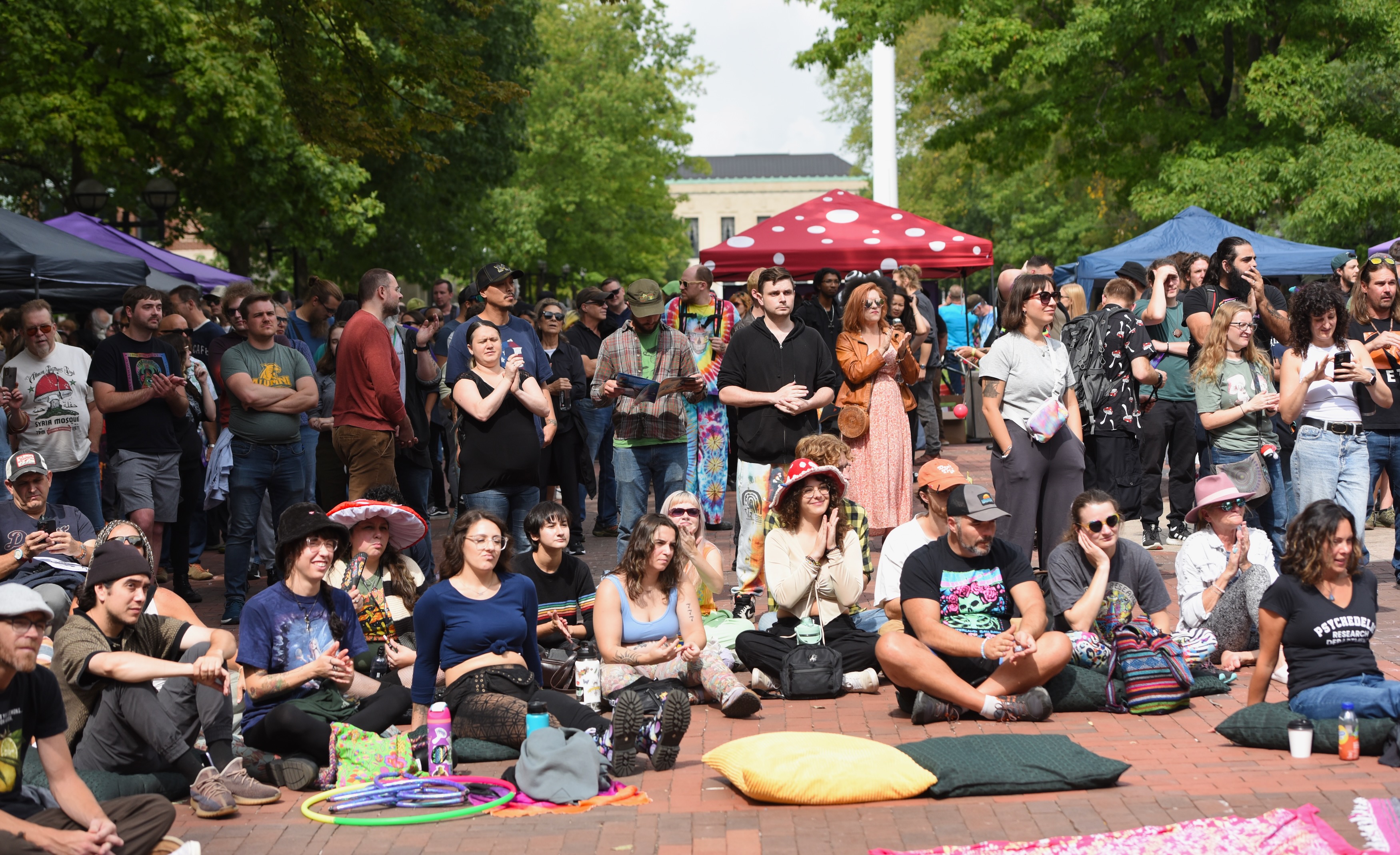 Scenes from Ann Arbor's 2023 psychedelic plant and shroom fest, a.k.a