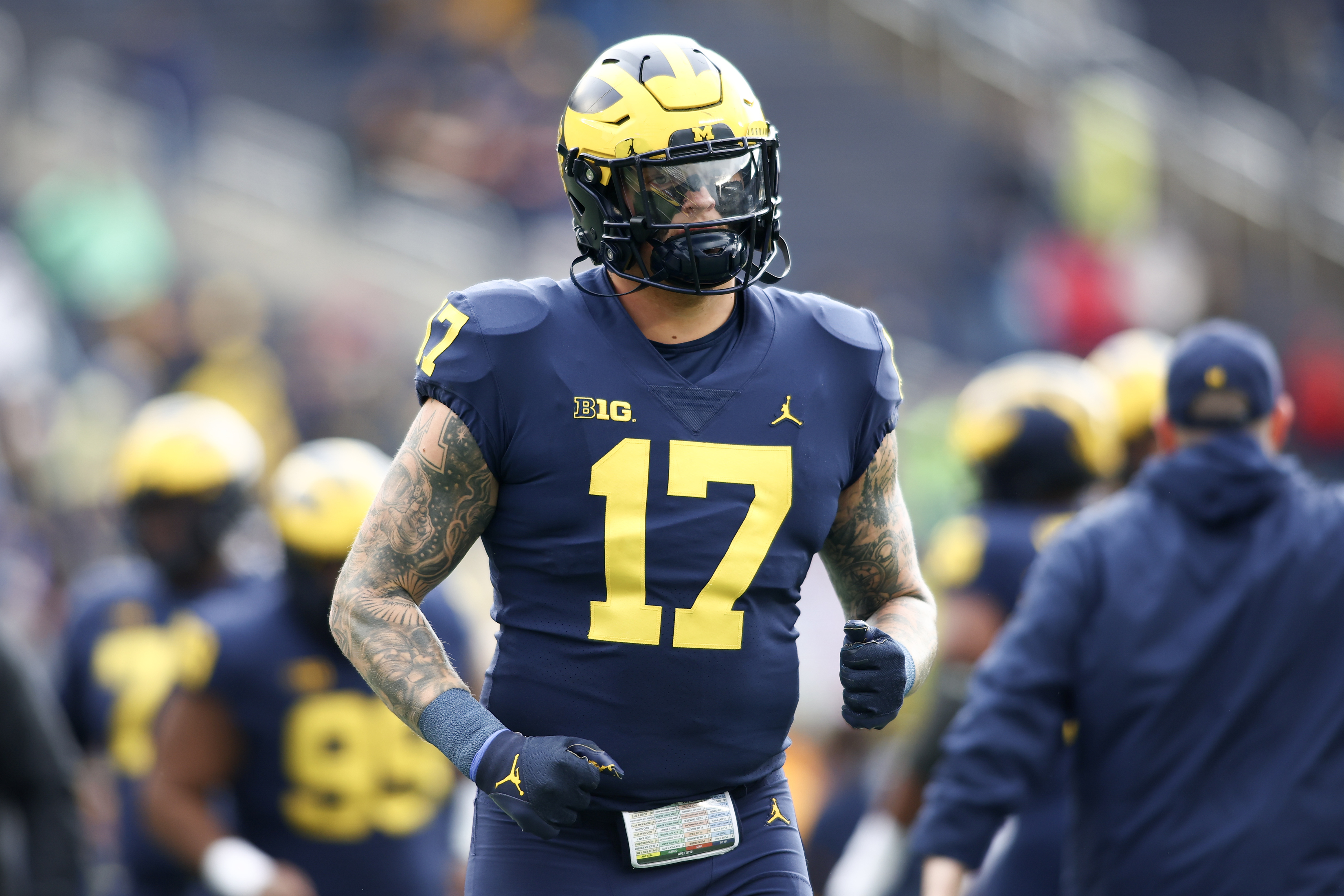 Michigan's other star edge rusher, David Ojabo, declares for NFL