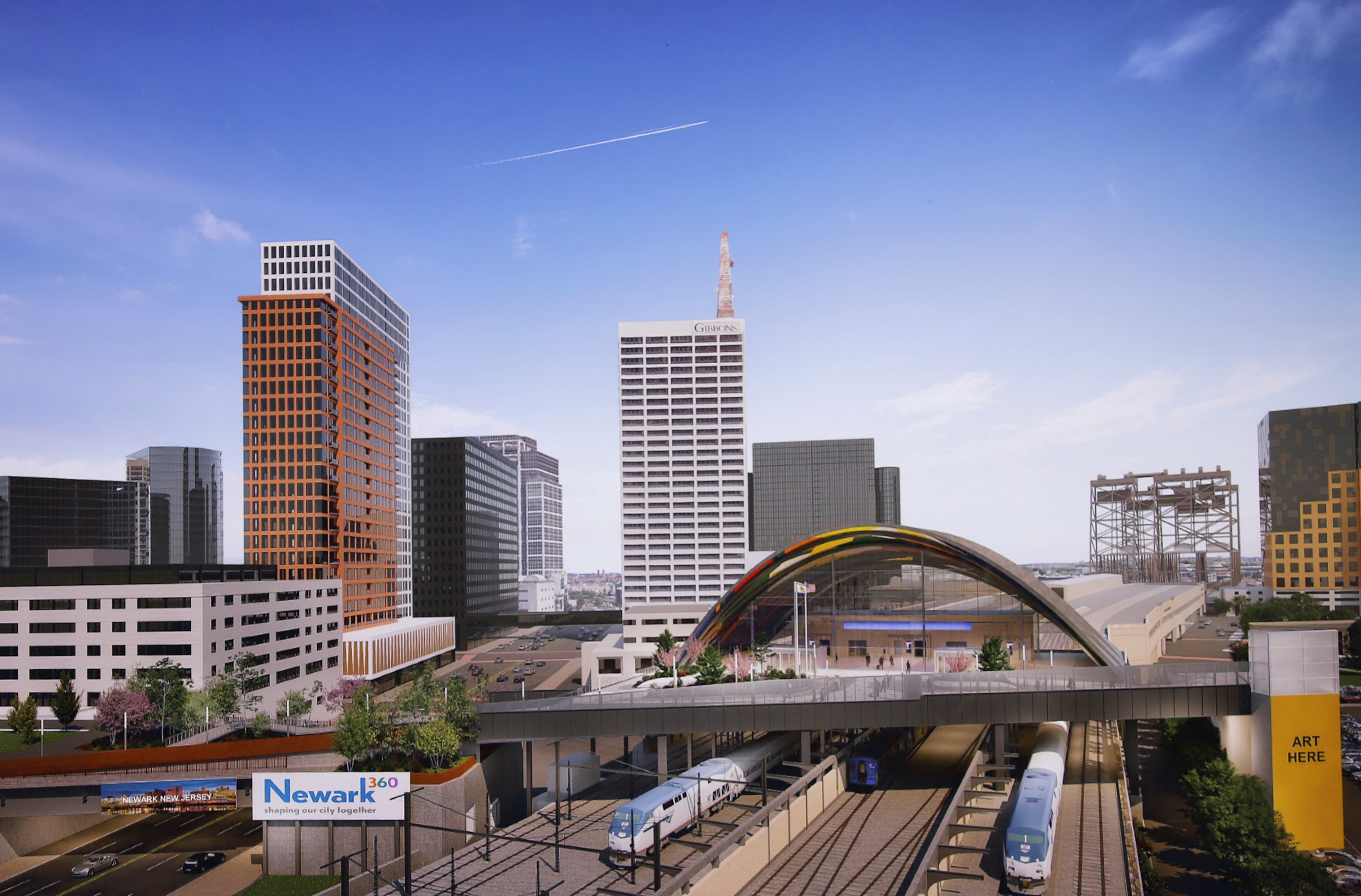 Mulberry Commons Pedestrian Bridge Groundbreaking in Newark